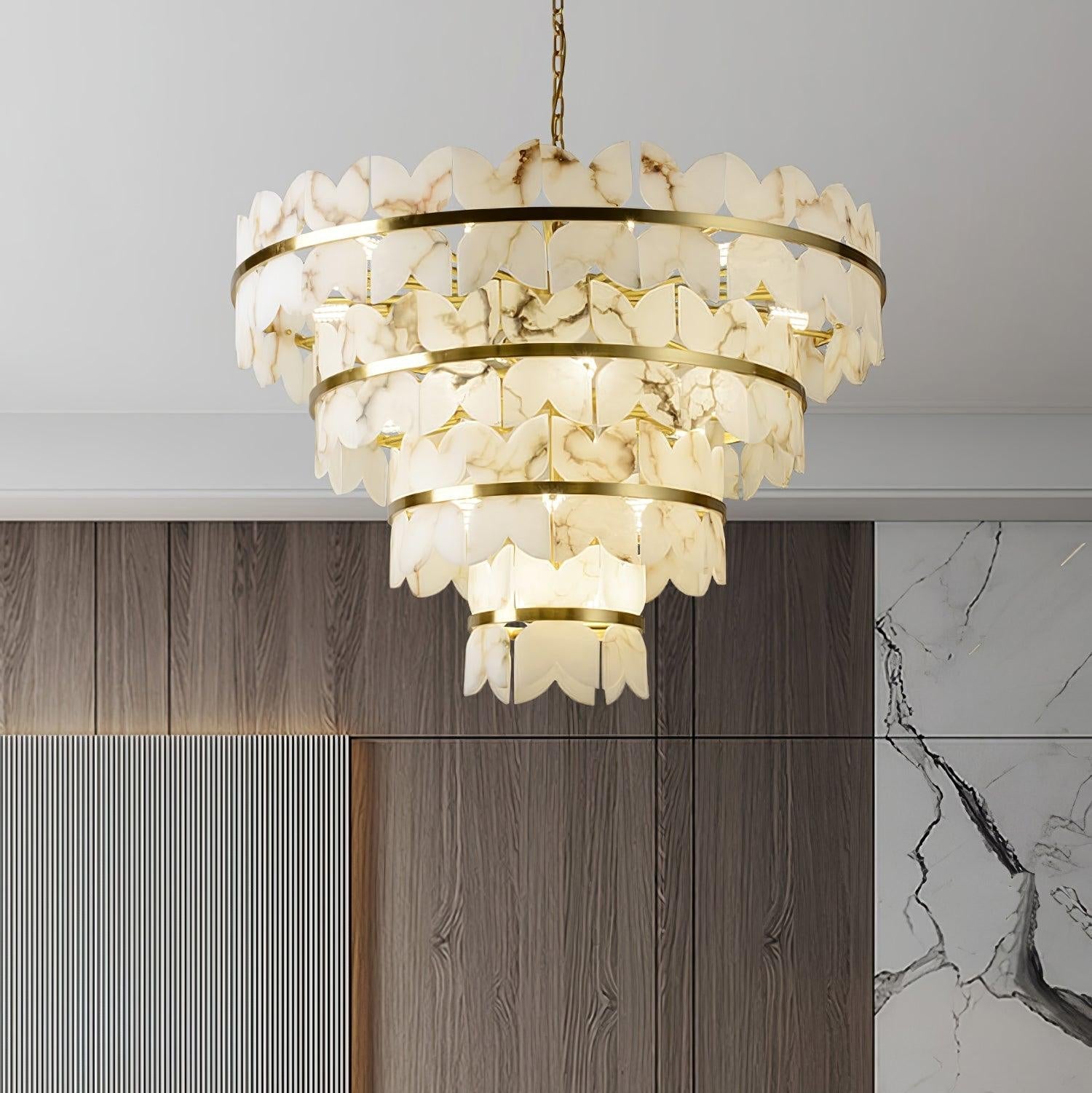 Seraphina Vintage Alabaster Chandelier - Letslighting