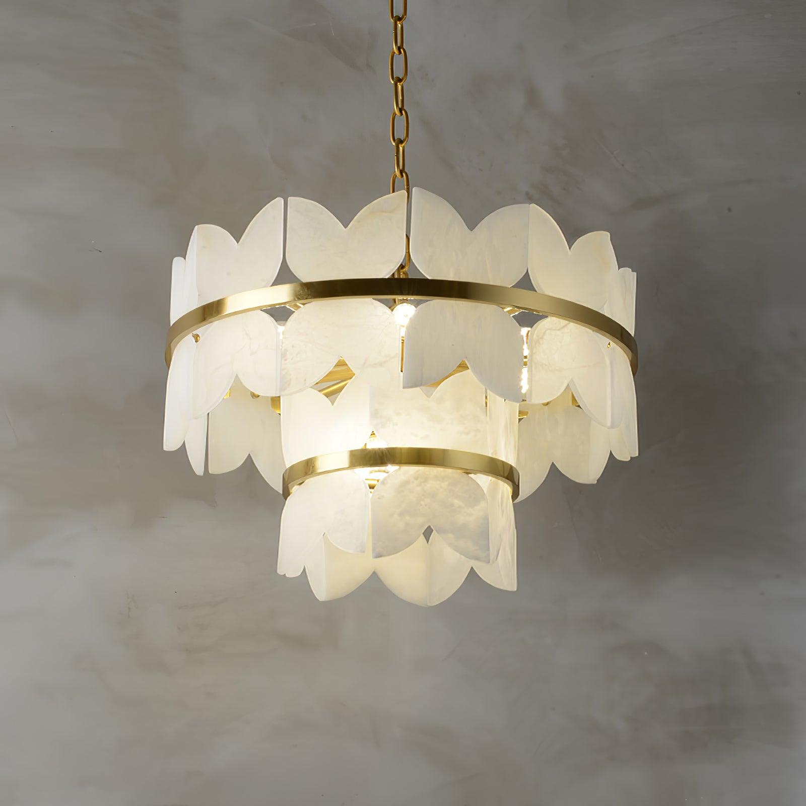 Seraphina Vintage Alabaster Chandelier - Letslighting