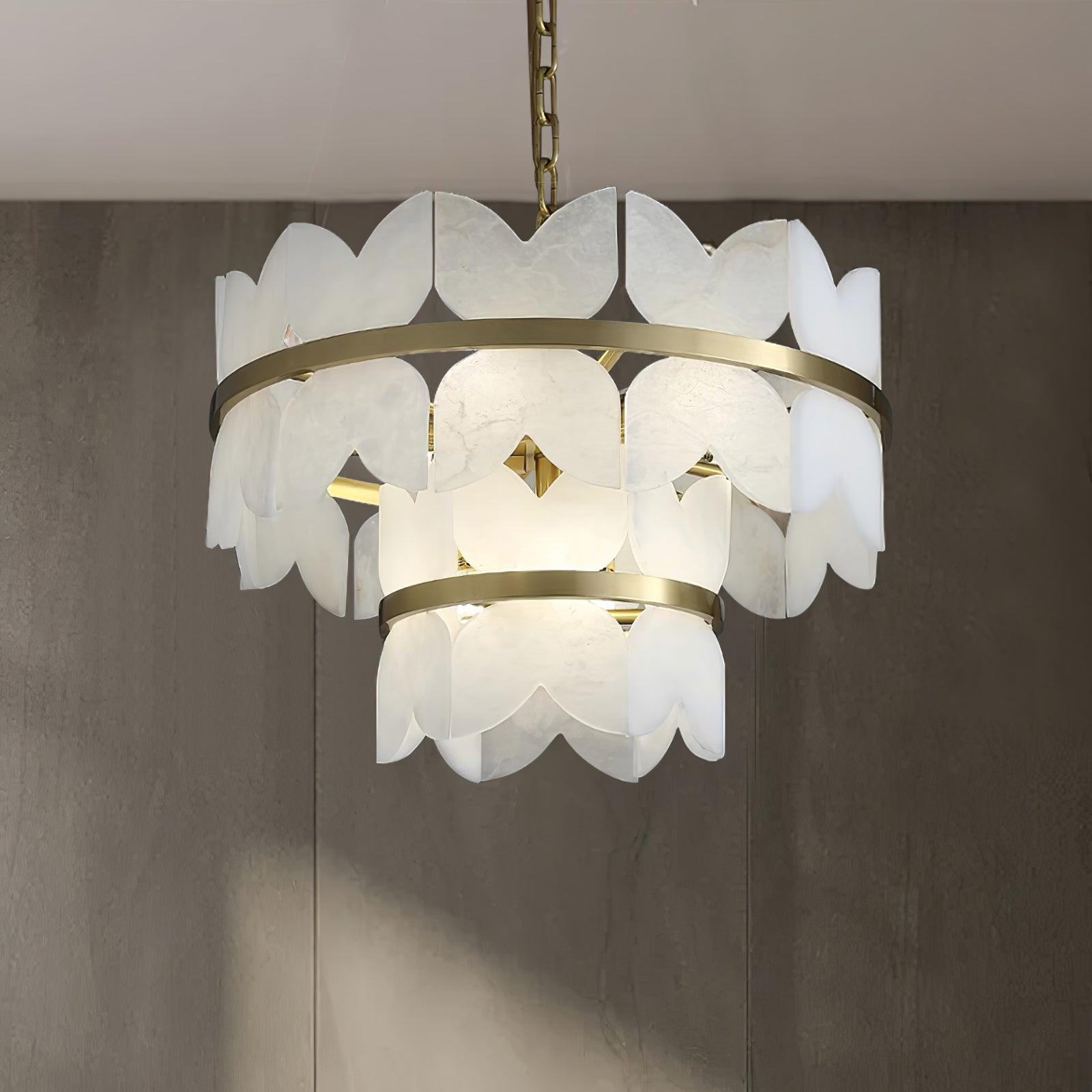 Seraphina Vintage Alabaster Chandelier - Letslighting