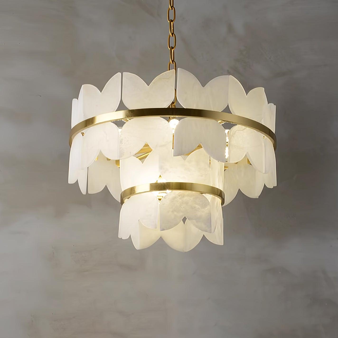 Seraphina Vintage Alabaster Chandelier - Letslighting
