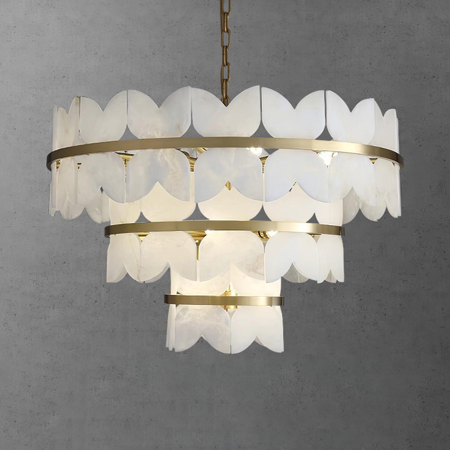Seraphina Vintage Alabaster Chandelier - Letslighting