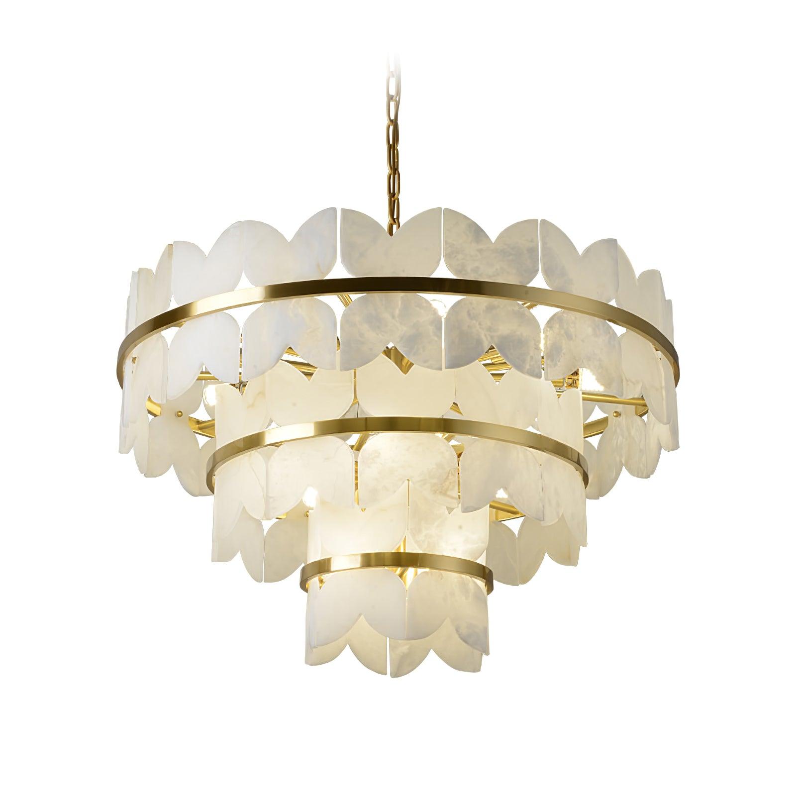 Seraphina Vintage Alabaster Chandelier - Letslighting