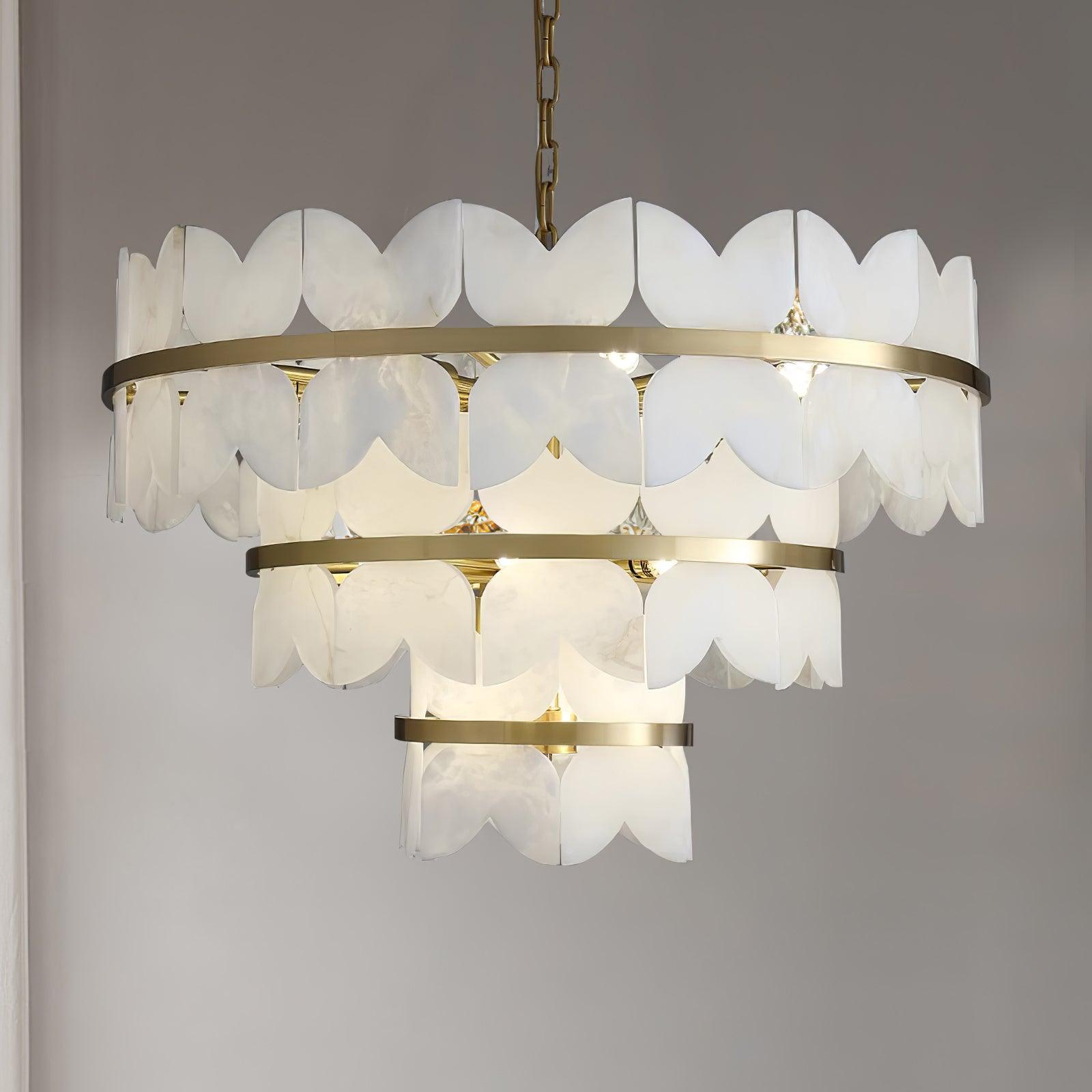 Seraphina Vintage Alabaster Chandelier - Letslighting