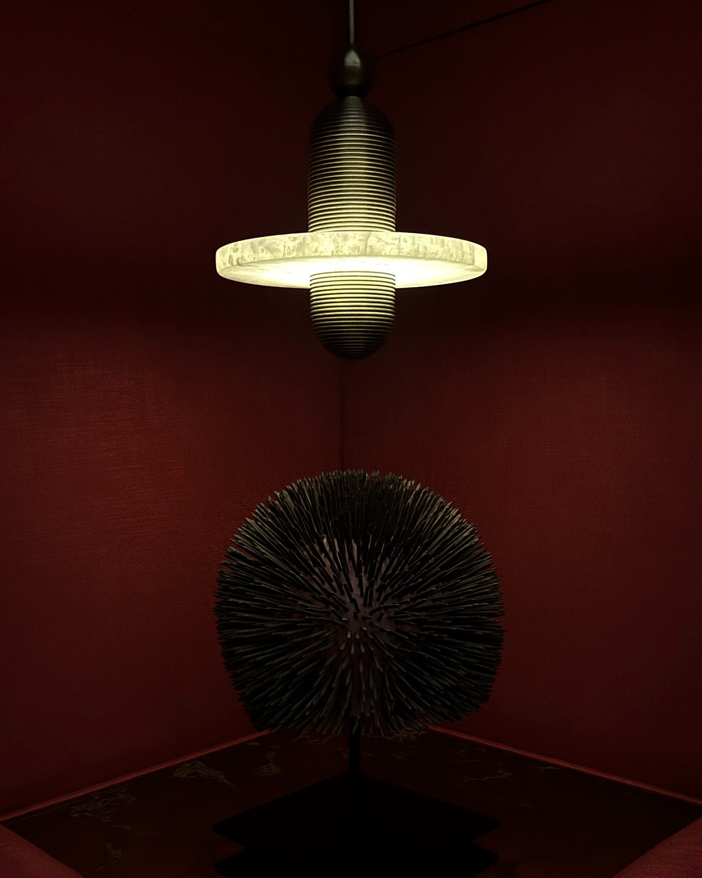 Ildvuvye Individual Creativity Comet Metal Pendant Lamp - Lamp Copper