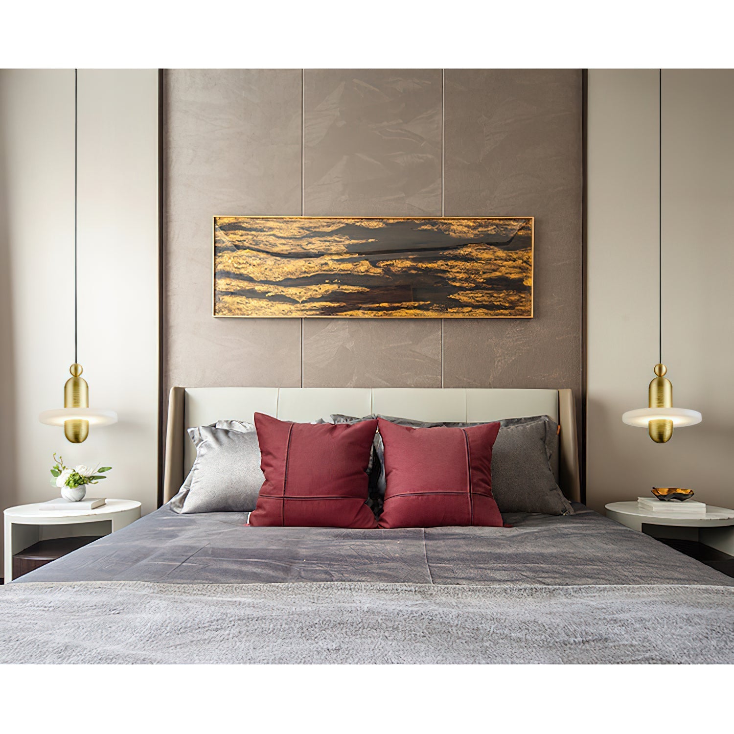 Ildvuvye Individual Creativity Comet Metal Pendant Lamp - Lamp Copper