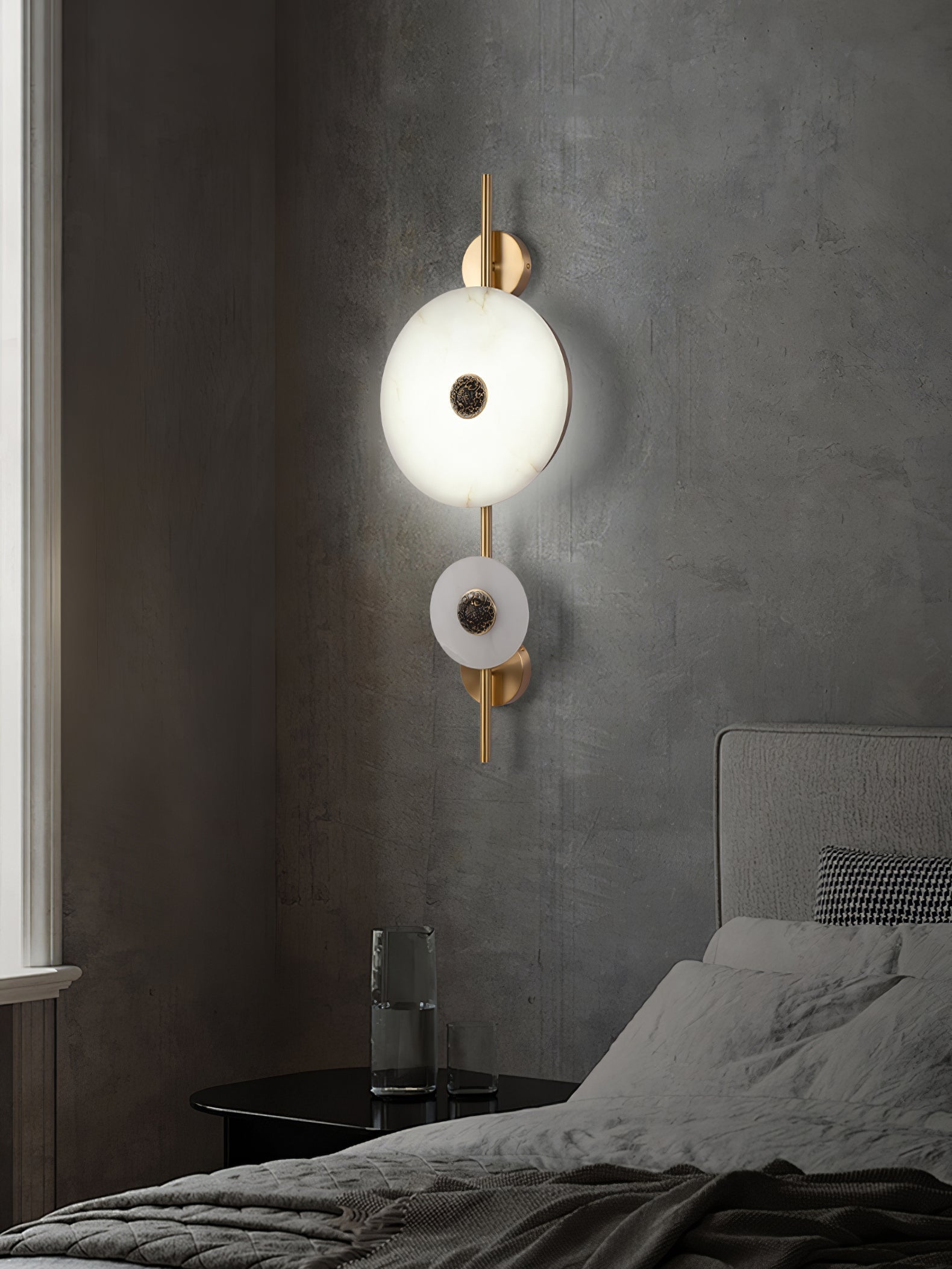 Evadne Alabaster Wall Lamp - Letslighting