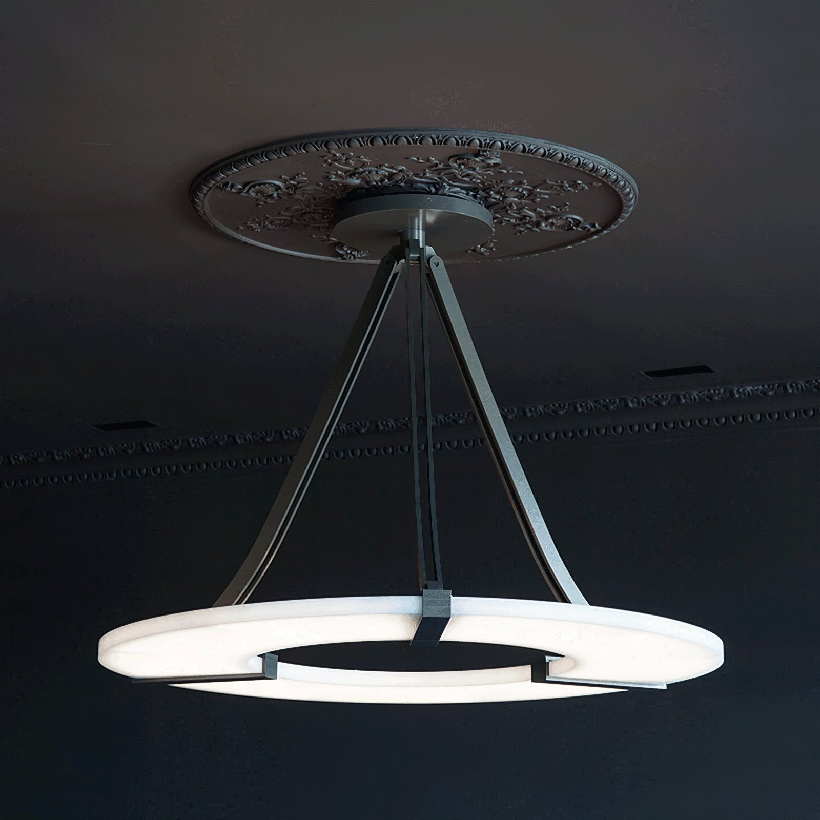 Althea Alabaster Ring Pendant Light Chandelier - Letslighting