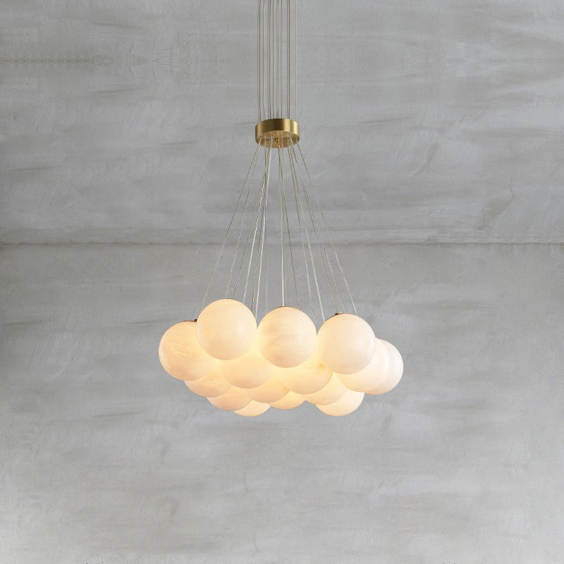 Norduvyd Individual Creativity Lunar Metal Chandelier - Lamp Copper