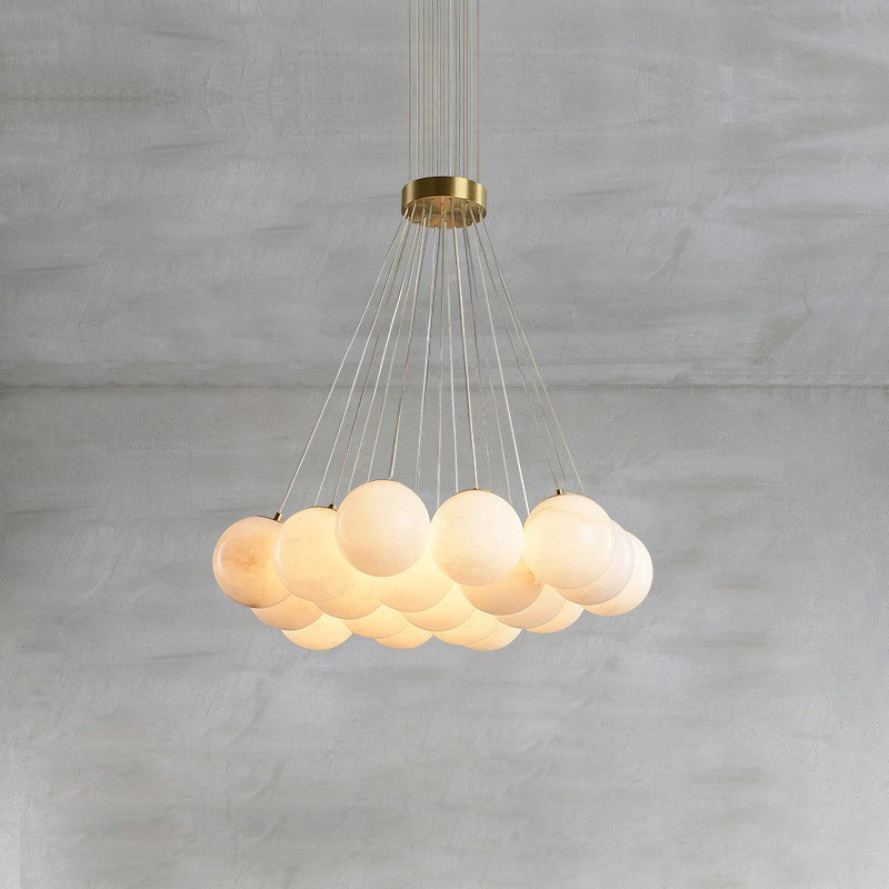 Norduvyd Individual Creativity Lunar Metal Chandelier - Lamp Copper