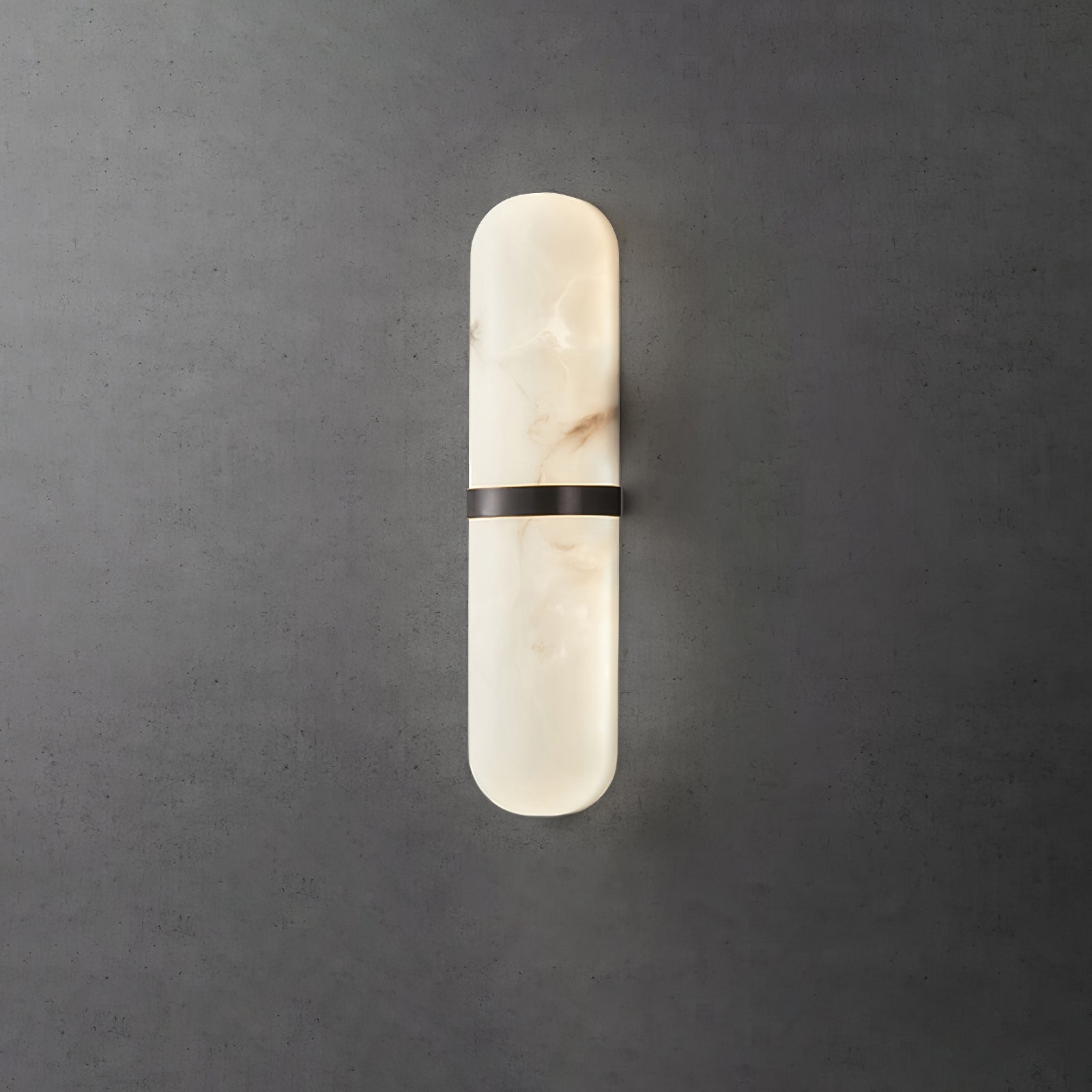 Vitheion Minimalist Alabaster Wall Light - Letslighting
