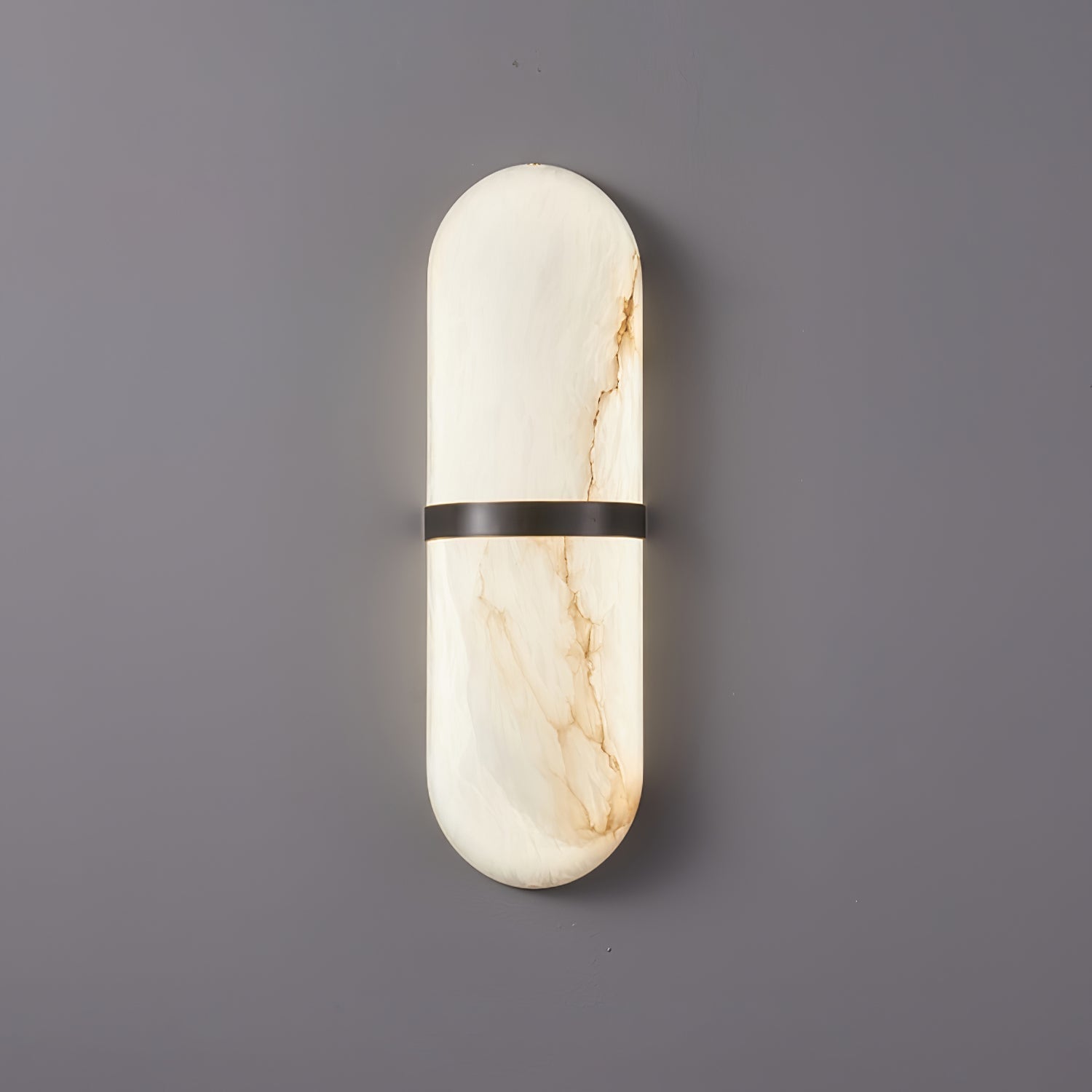 Vitheion Minimalist Alabaster Wall Light - Letslighting
