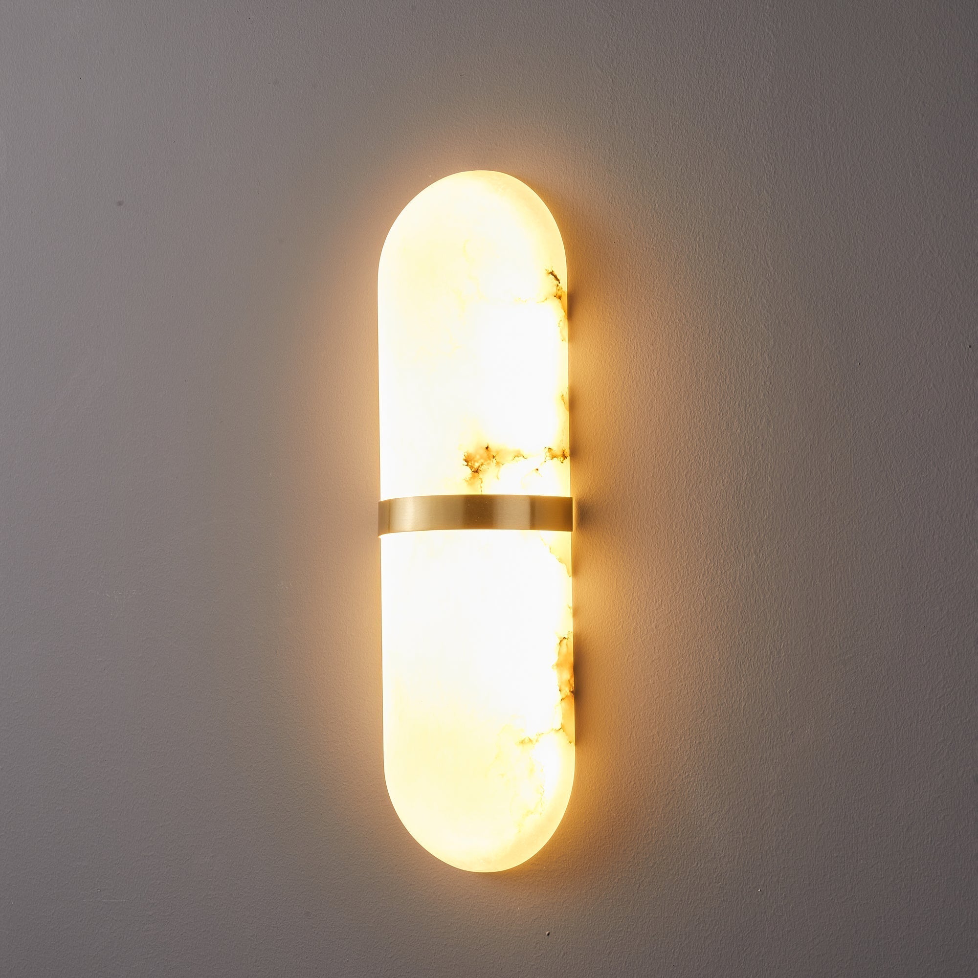 Vitheion Minimalist Alabaster Wall Light - Letslighting