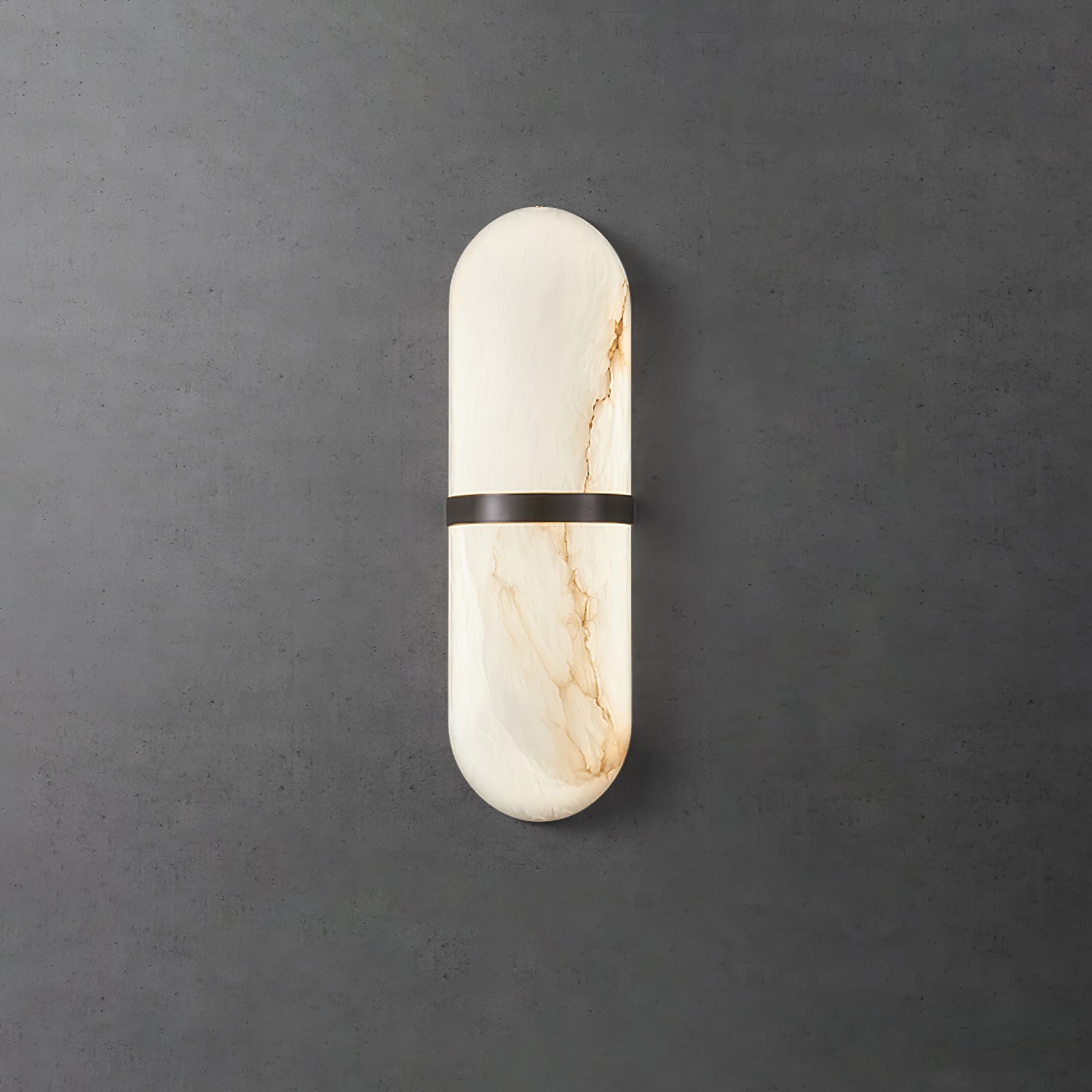 Vitheion Minimalist Alabaster Wall Light - Letslighting