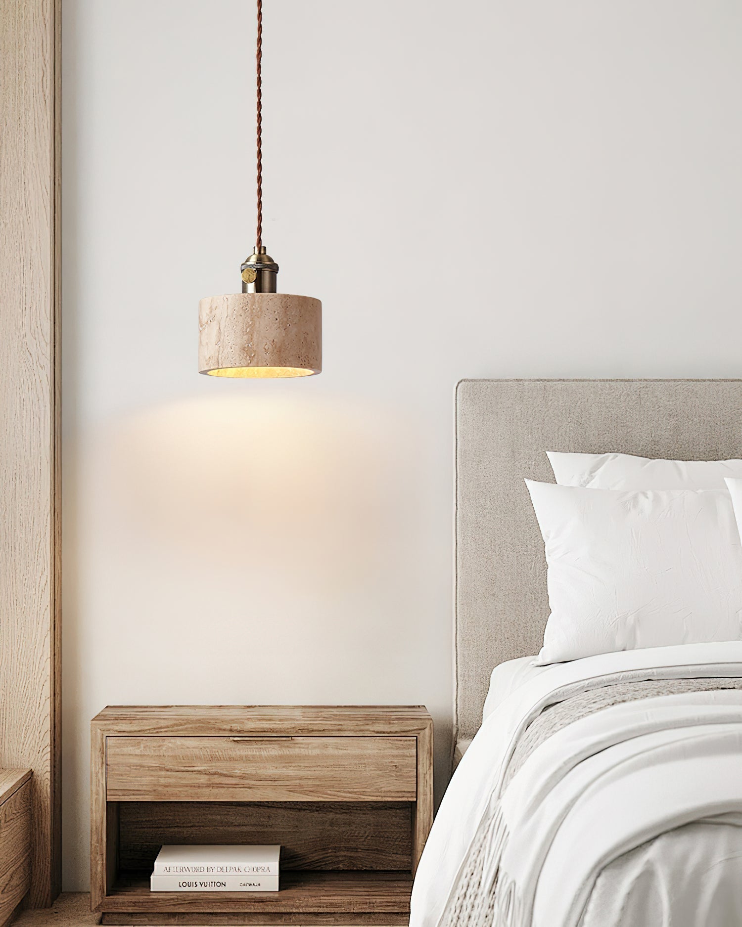 Lysorel Travertine Pendant Light - Blowlighting