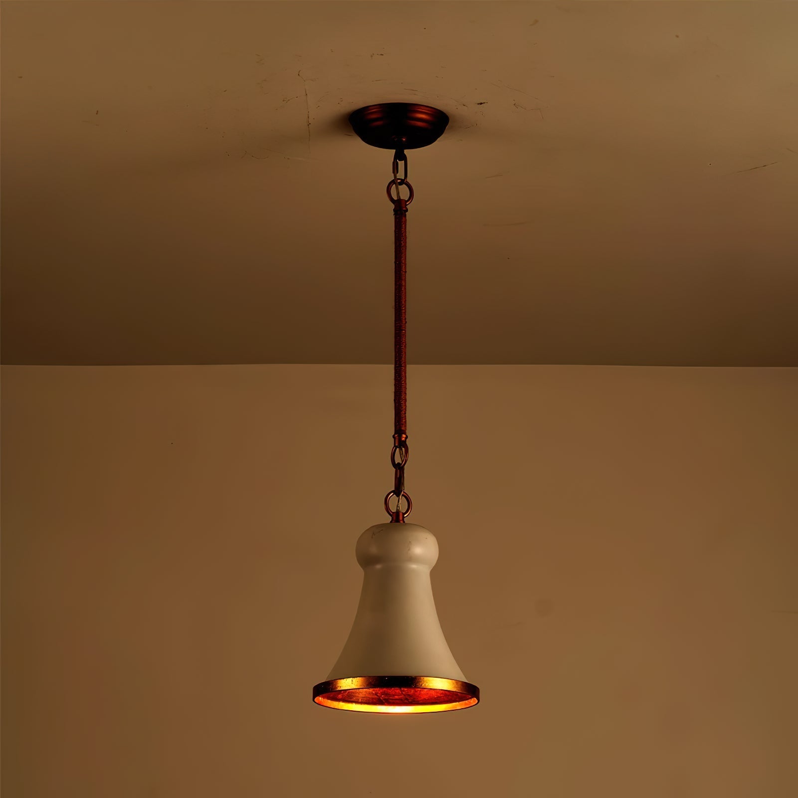 Vatnuvyn Modern Minimalist Metal Pendant Lamp - Lamp Copper