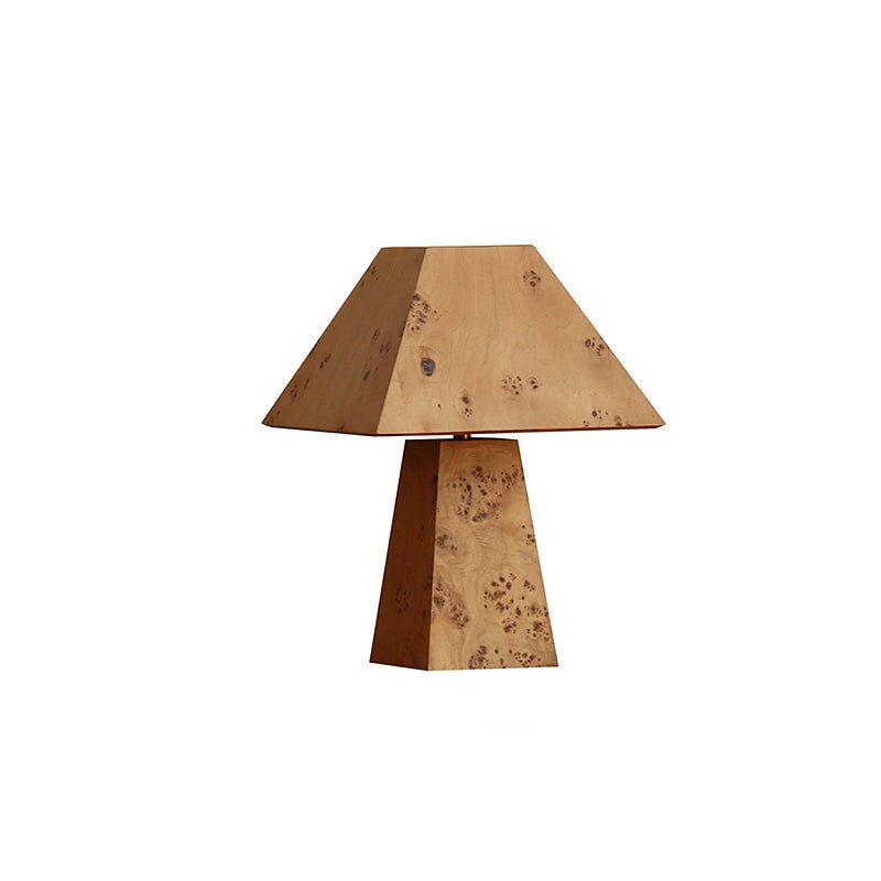 Alder Lampe de Table Élégante Minimaliste en Bois