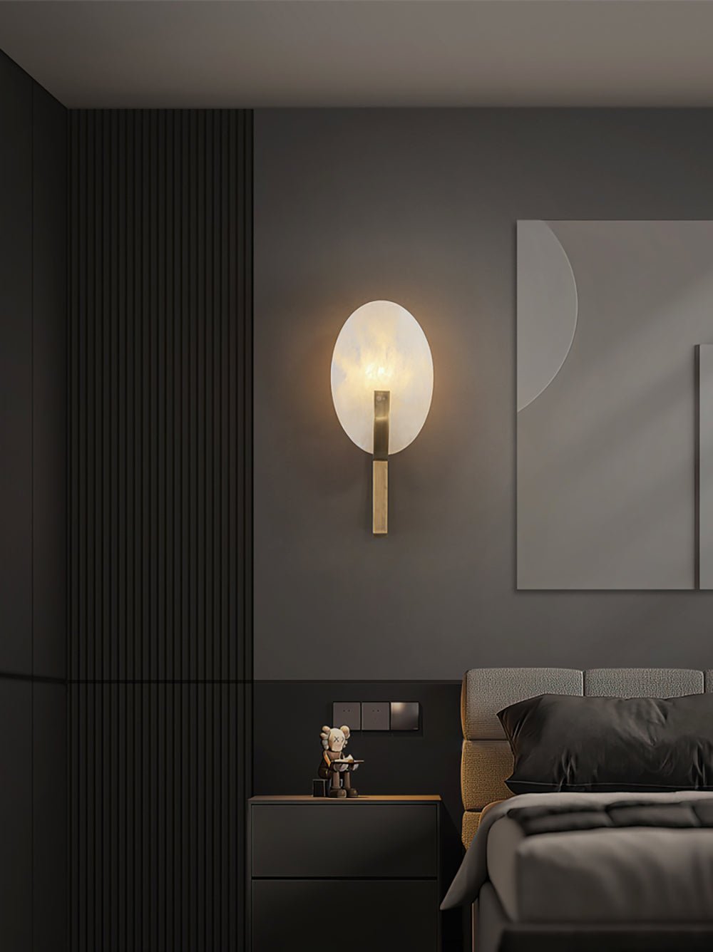 Selene Modern Alabaster Wall Lamp - Letslighting
