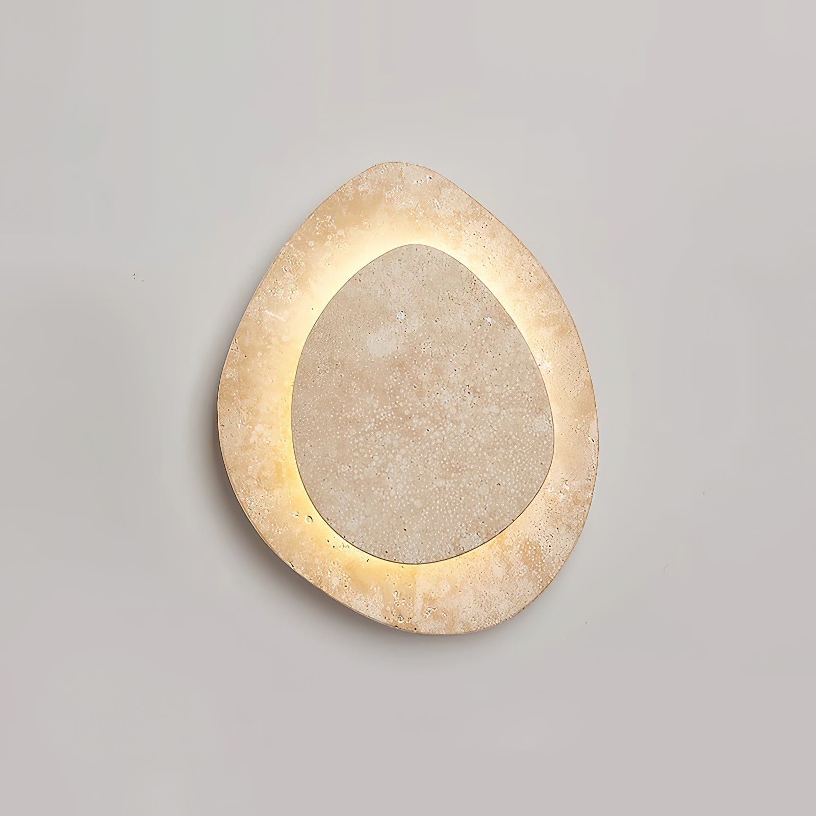 Yrvuvyn Individual Creativity Travertine Wall Lamp - Lamp Copper
