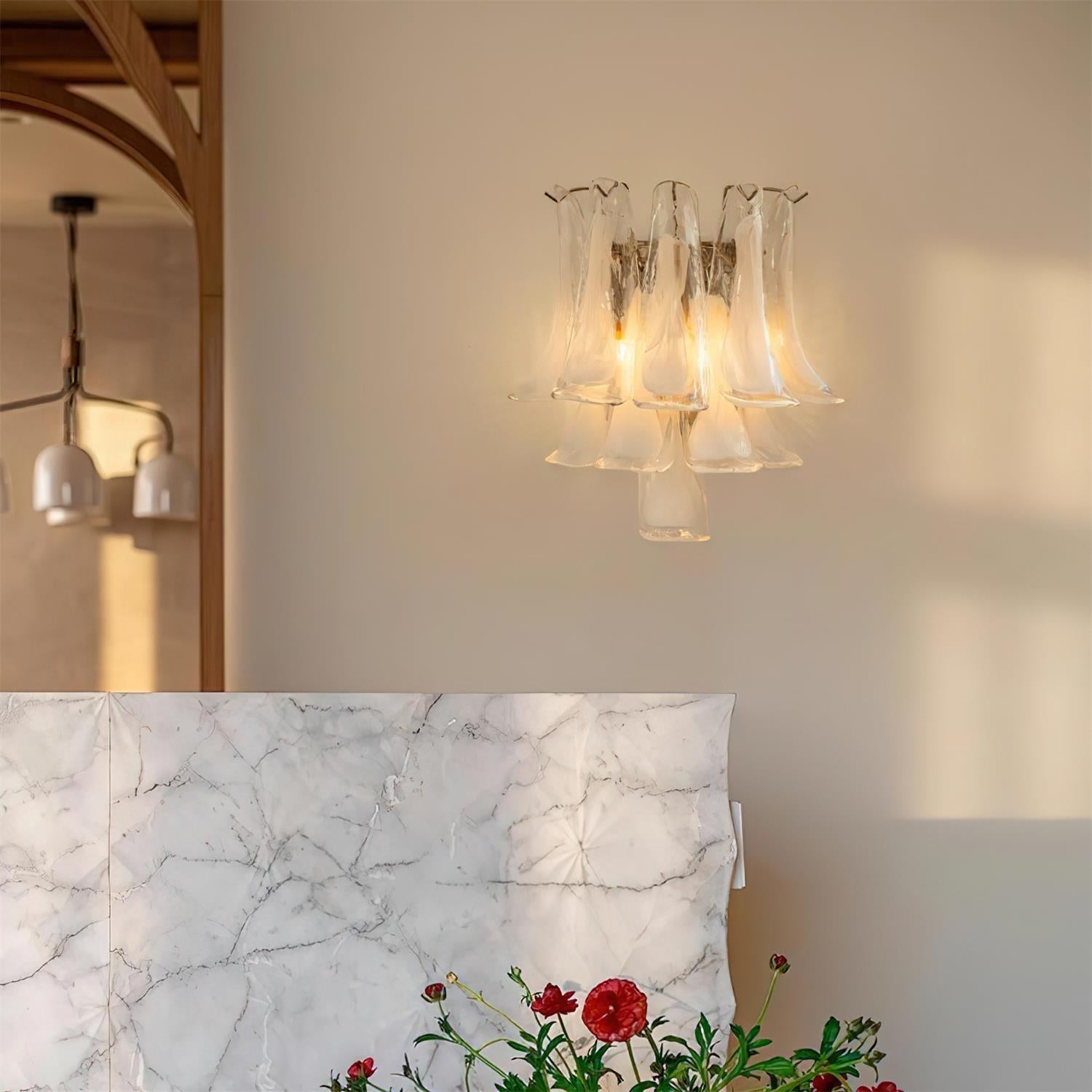 Alrinis Wall Lamp Sculptural Petal Cascade - Letslighting