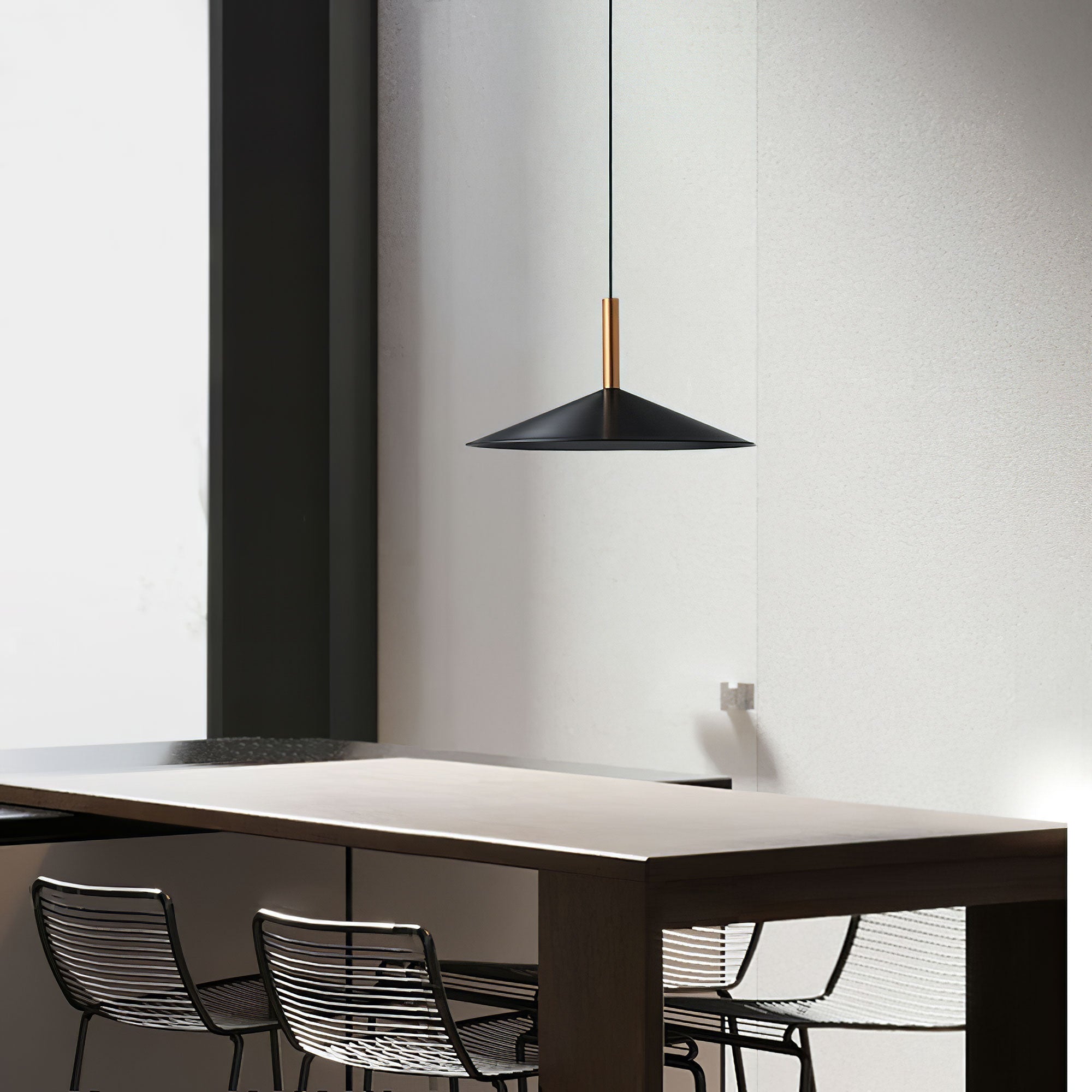 Vezoror Conical Metal Pendant Light - Blowlighting