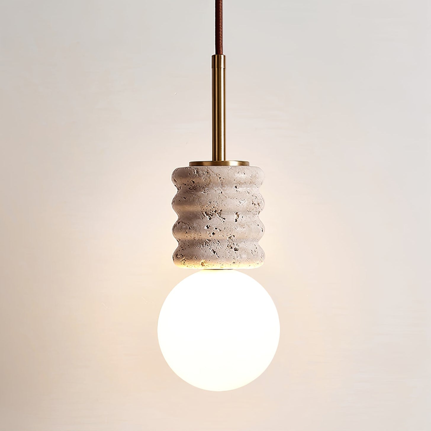 Alvia Travertine Pendant Lamp - Vakkerlight
