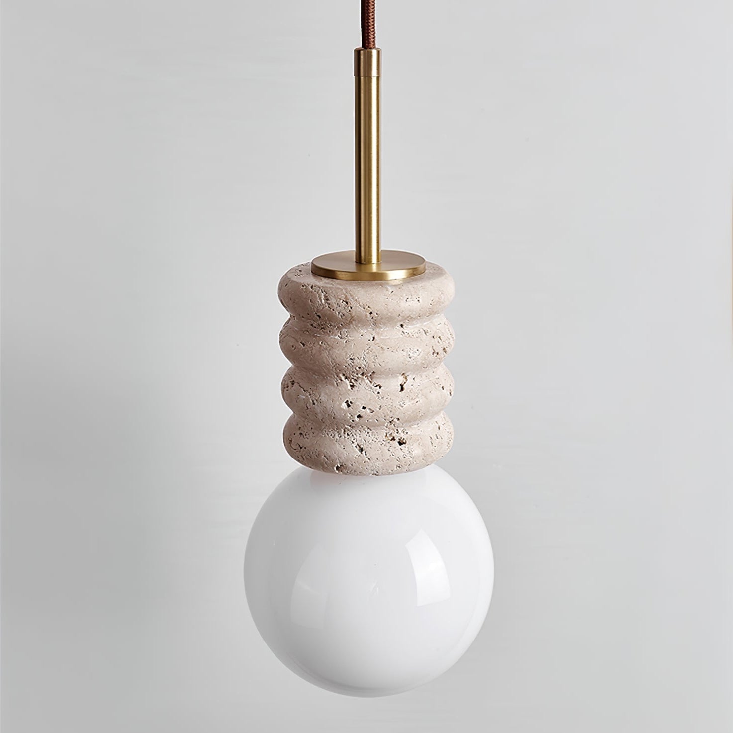 Alvia Travertine Pendant Lamp - Vakkerlight