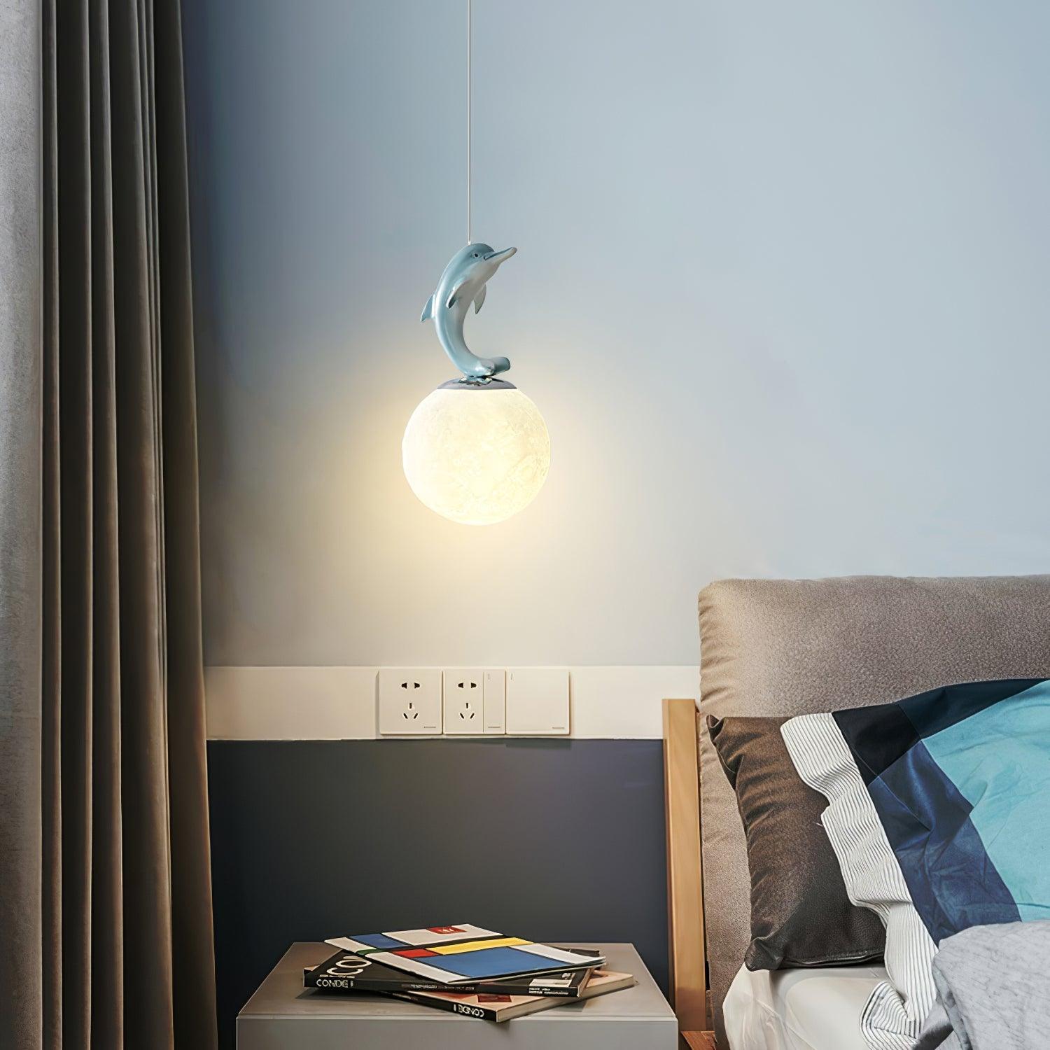 Animal And Moon Pendant Light - Blowlighting