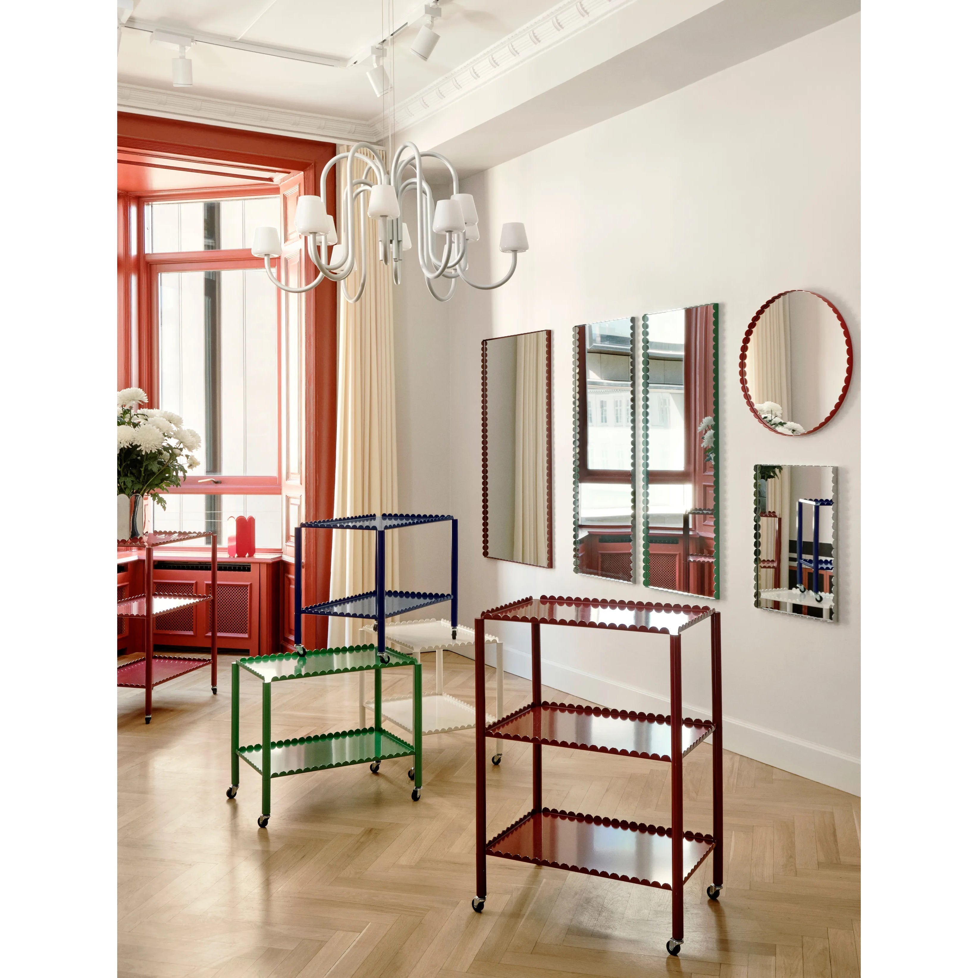 Ostruvyn Modern Premium Glass Chandelier - Lamp Copper