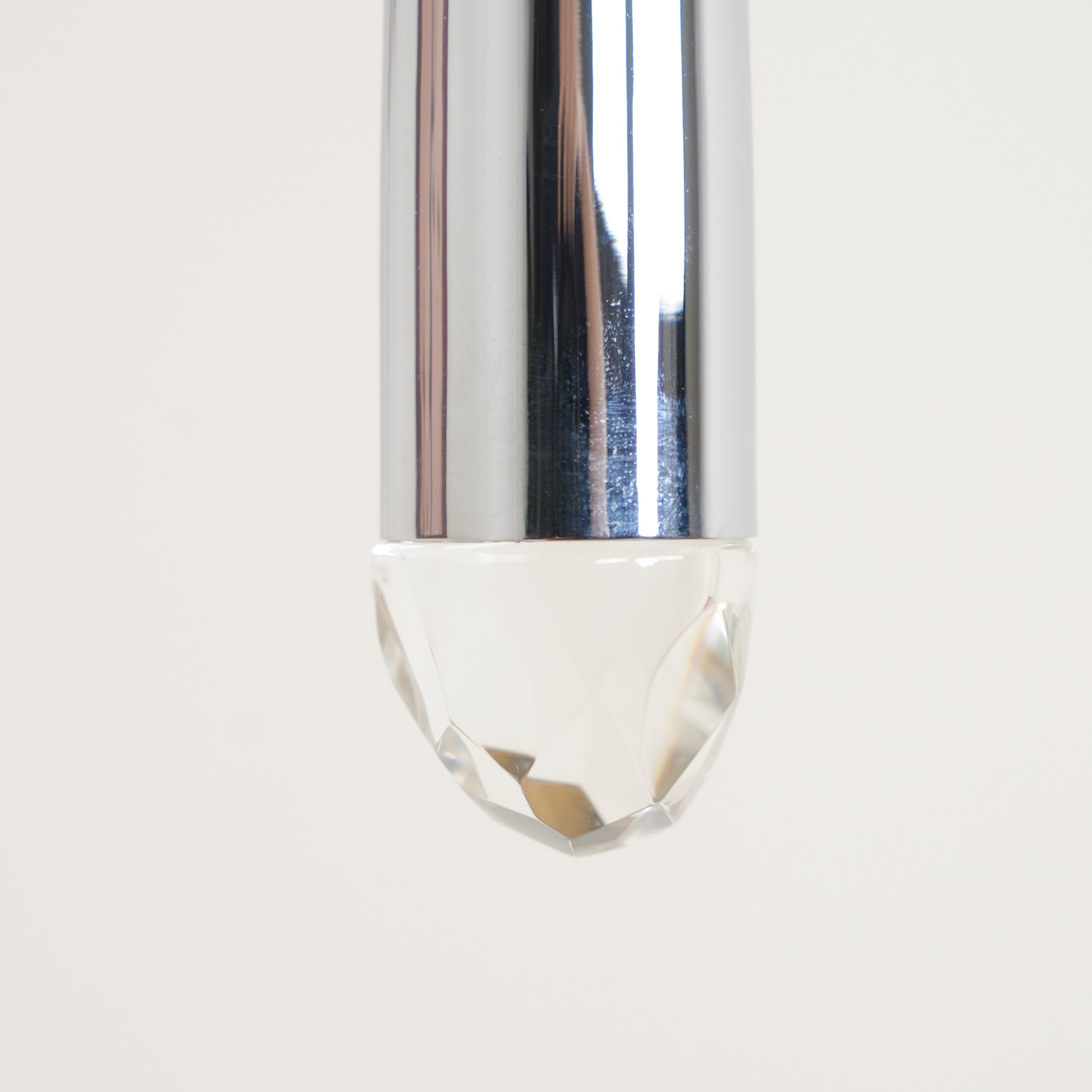 Chandelier Crystal Shade Brass Blackened Silver Luxe Minimalistic - Letslighting