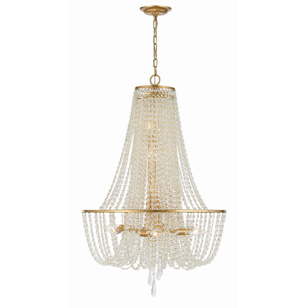 Sifuvys Postmodern Luxury Metal Crystal Chandelier - Lamp Copper