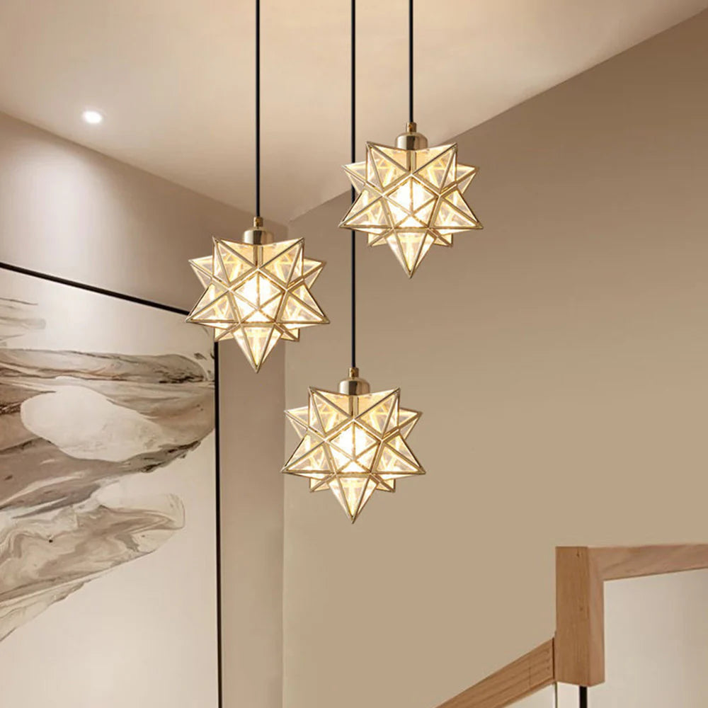 Valentina Classique LED Suspension Métal Salon Chambre à coucher
