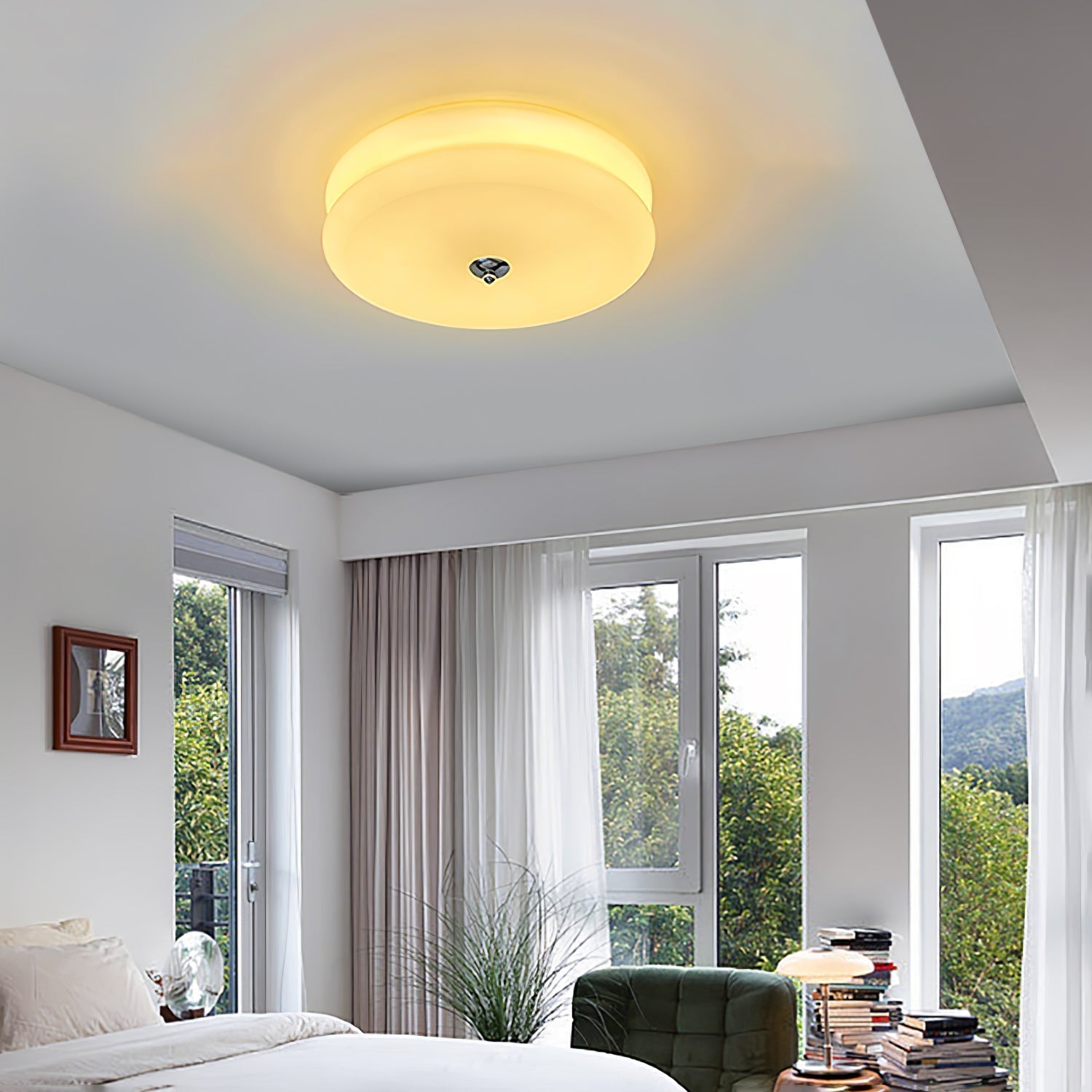 Art Deco Vintage Ceiling Light - Blowlighting