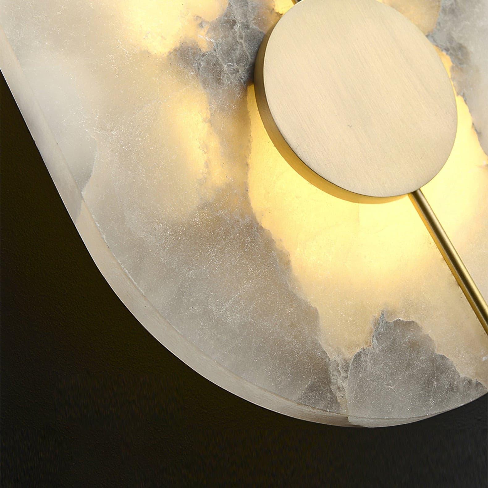 Citheira Minimalist Alabaster Wall Light - Letslighting