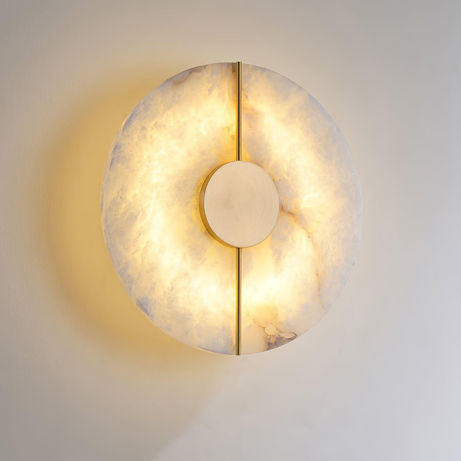 Citheira Minimalist Alabaster Wall Light - Letslighting