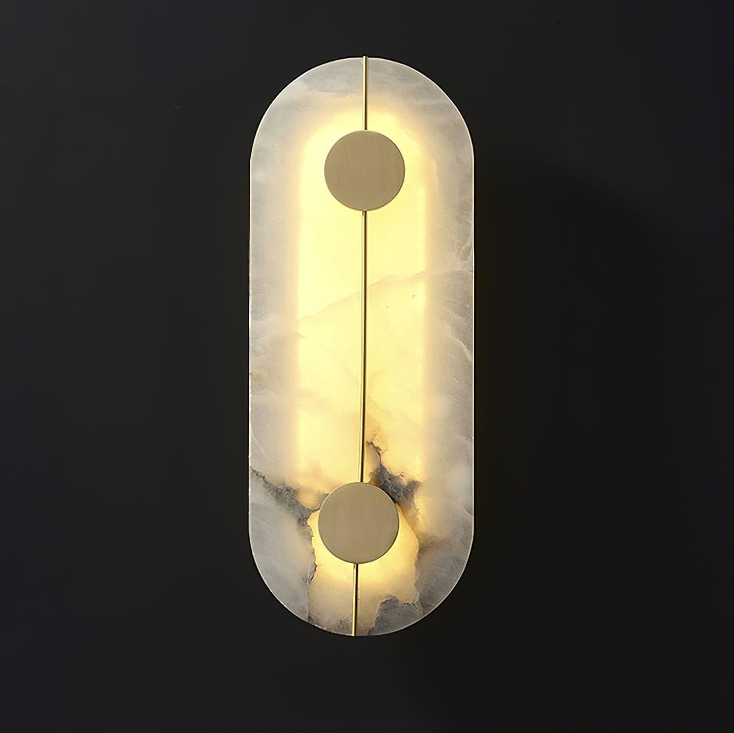 Citheira Minimalist Alabaster Wall Light - Letslighting