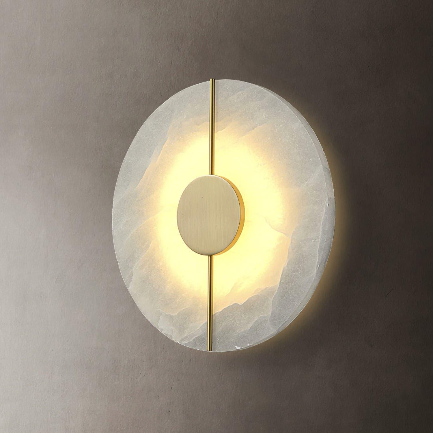 Citheira Minimalist Alabaster Wall Light - Letslighting