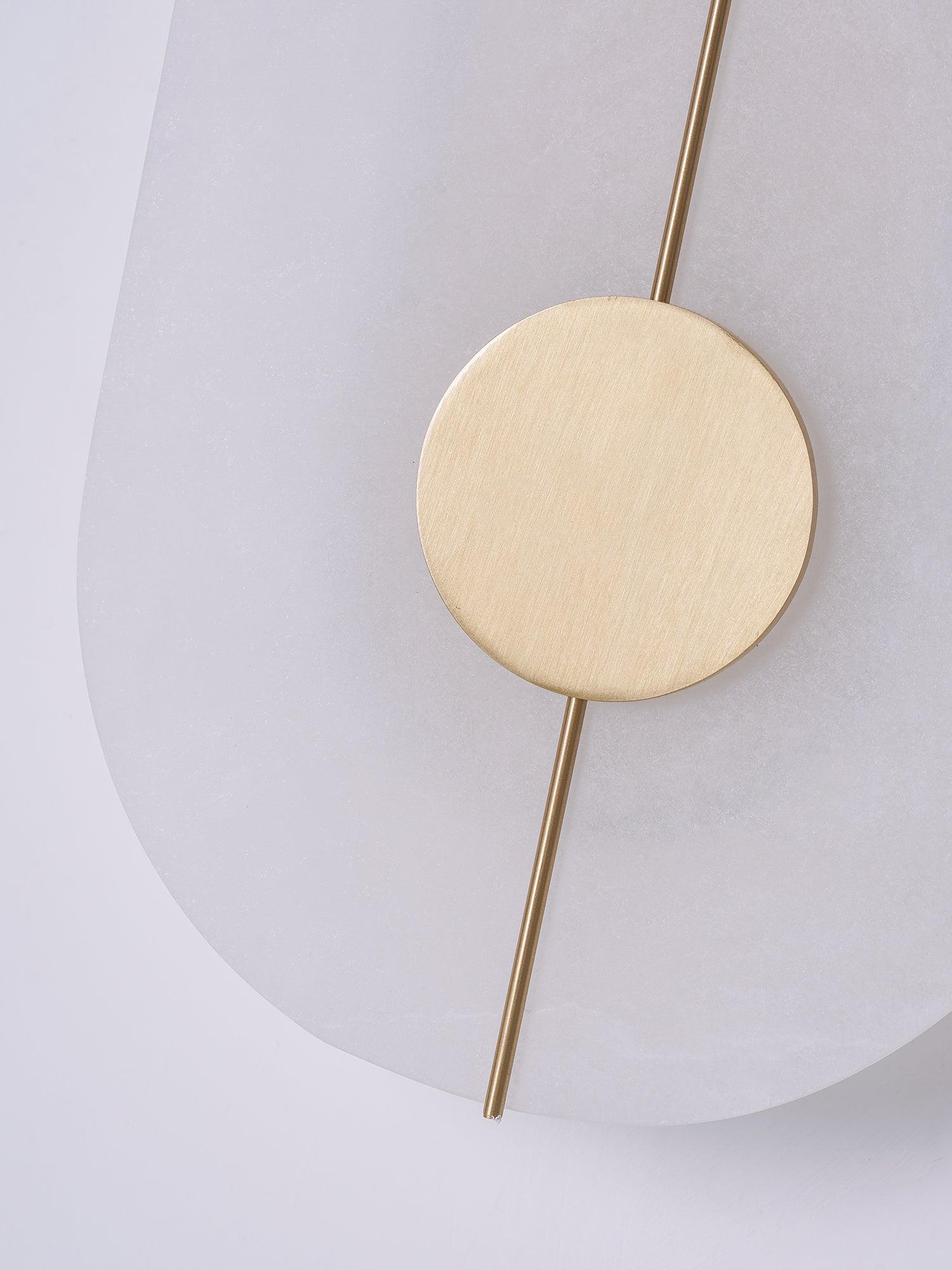 Citheira Minimalist Alabaster Wall Light - Letslighting