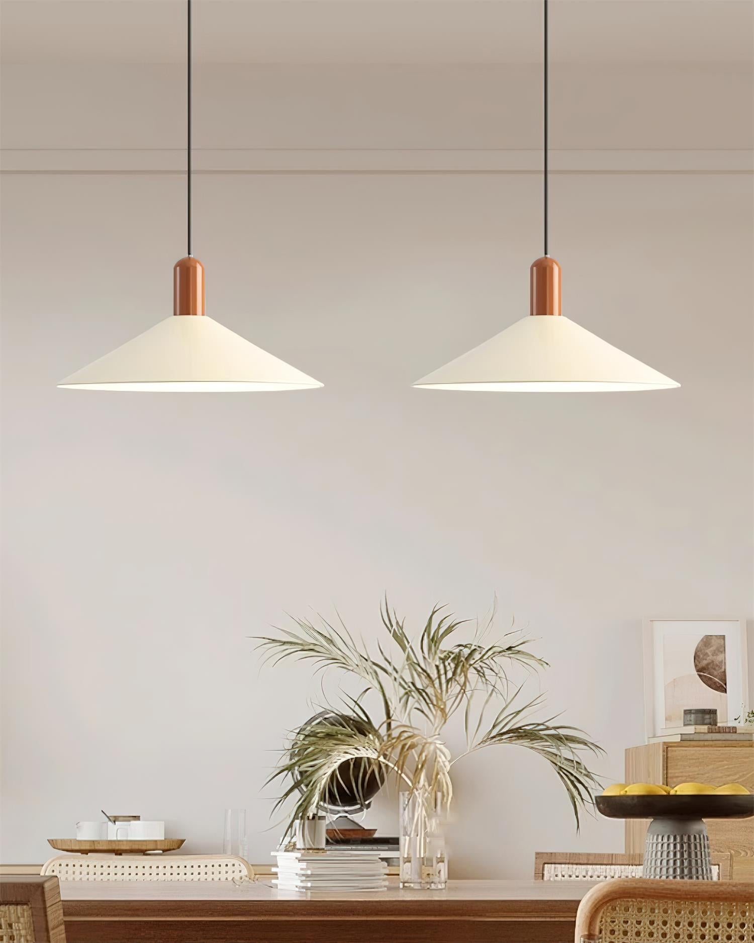 Pendant Light LED Minimalist Cone Hanging Lamp for Kitchen Dining - Letslighting