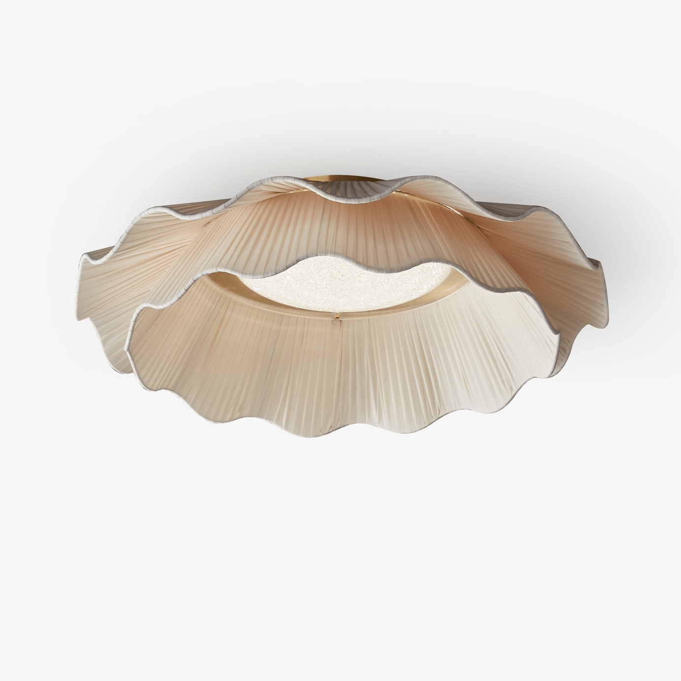 Arwen Fabric Wave Ceiling Lamp - Blowlighting
