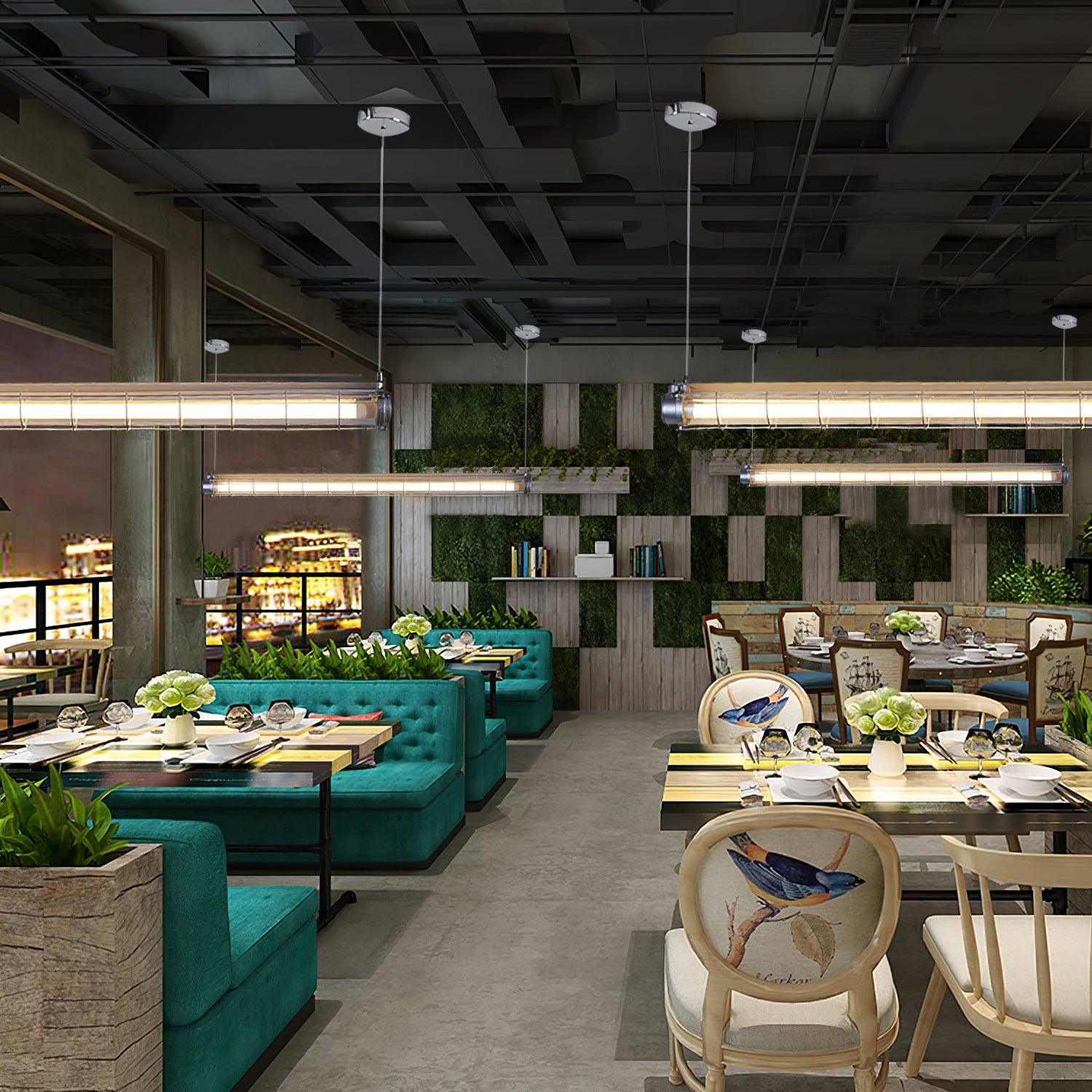 Arsorisra Industrial Linear Pendant Light - Letslighting