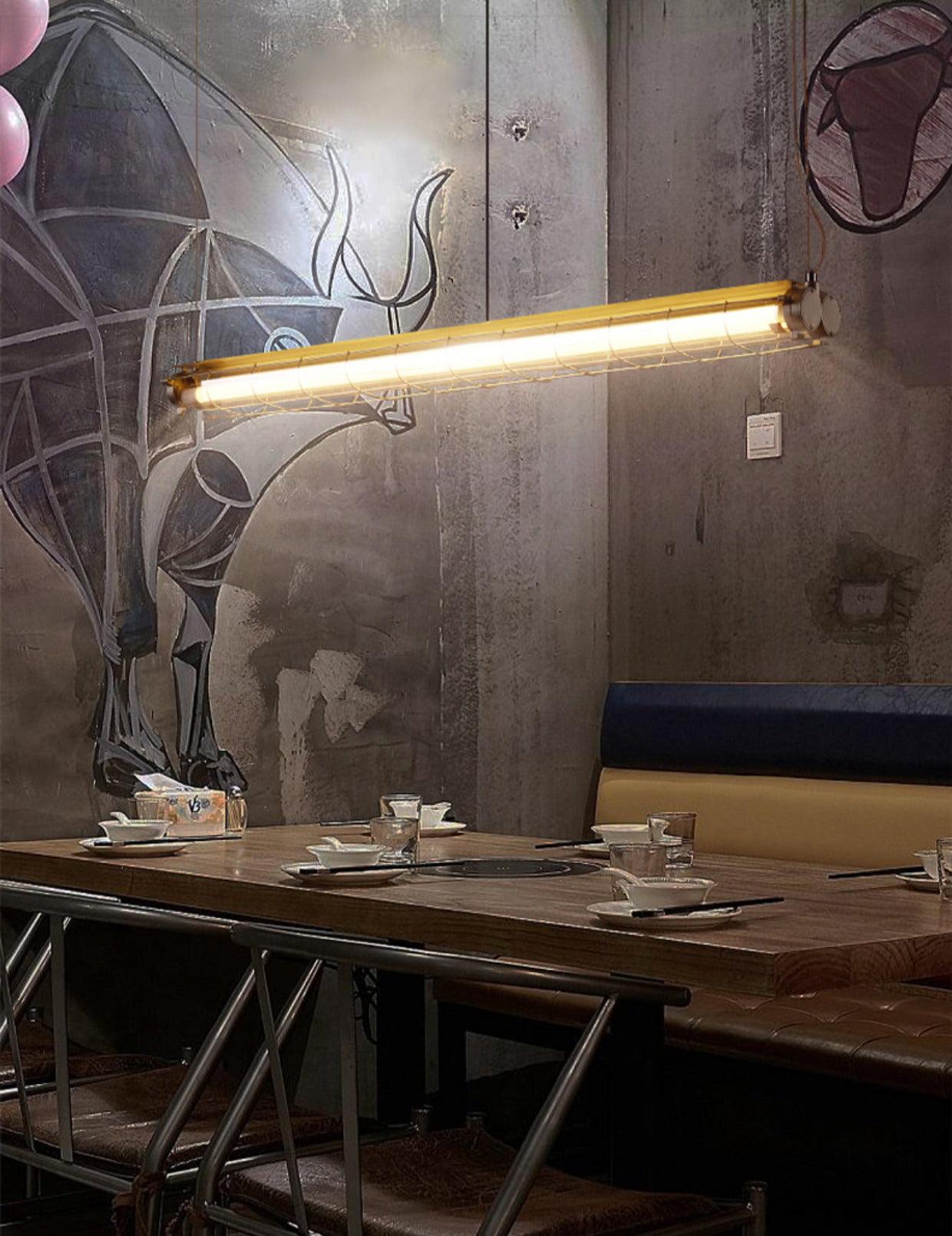 Arsorisra Industrial Linear Pendant Light - Letslighting