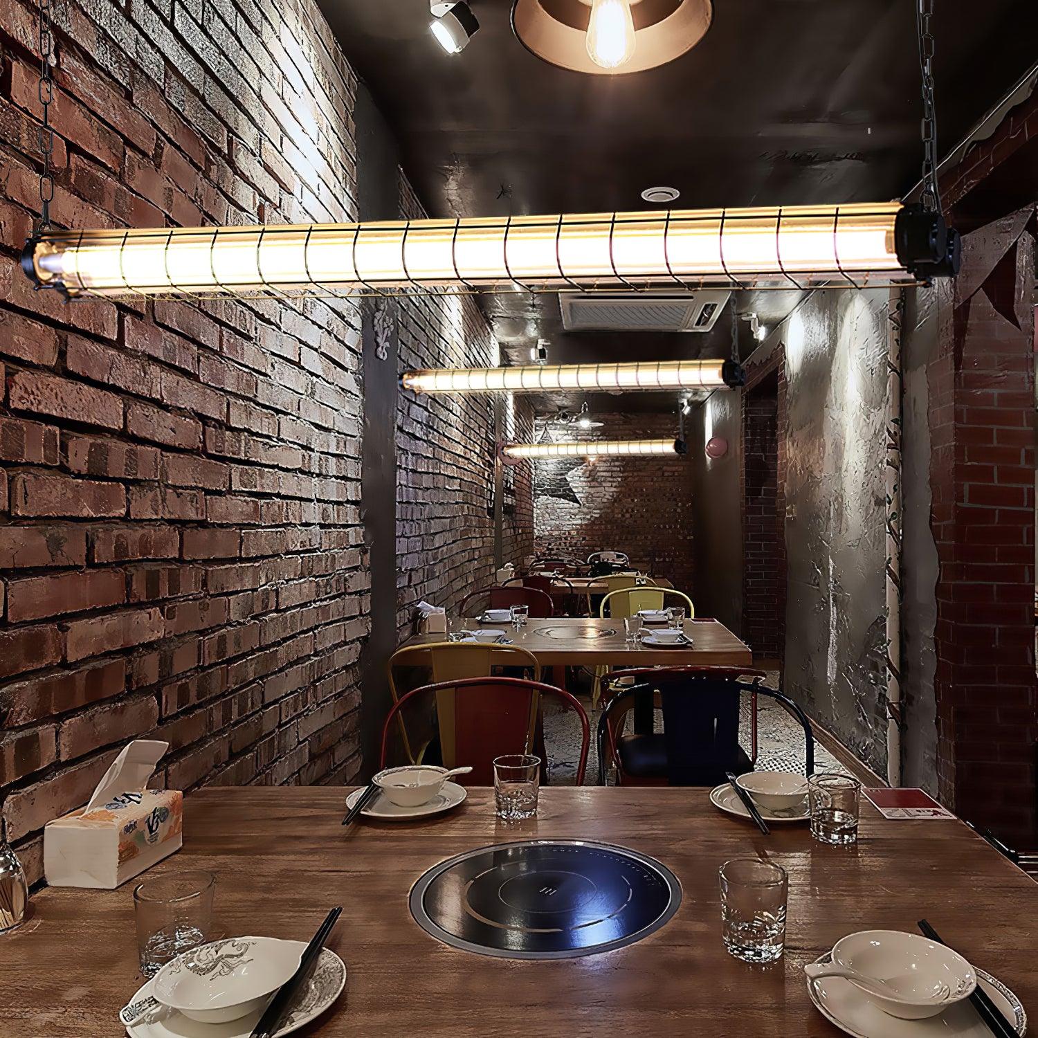 Arsorisra Industrial Linear Pendant Light - Letslighting