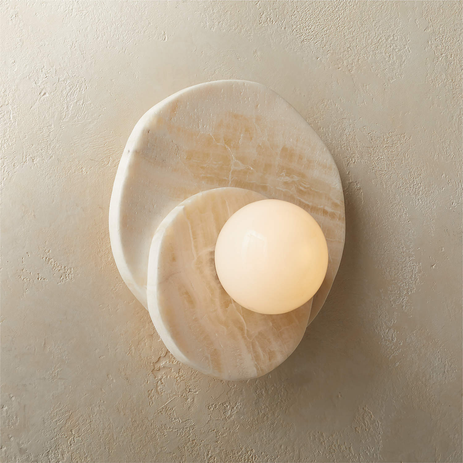 Alorarae Organic Alabaster Wall Light - Letslighting