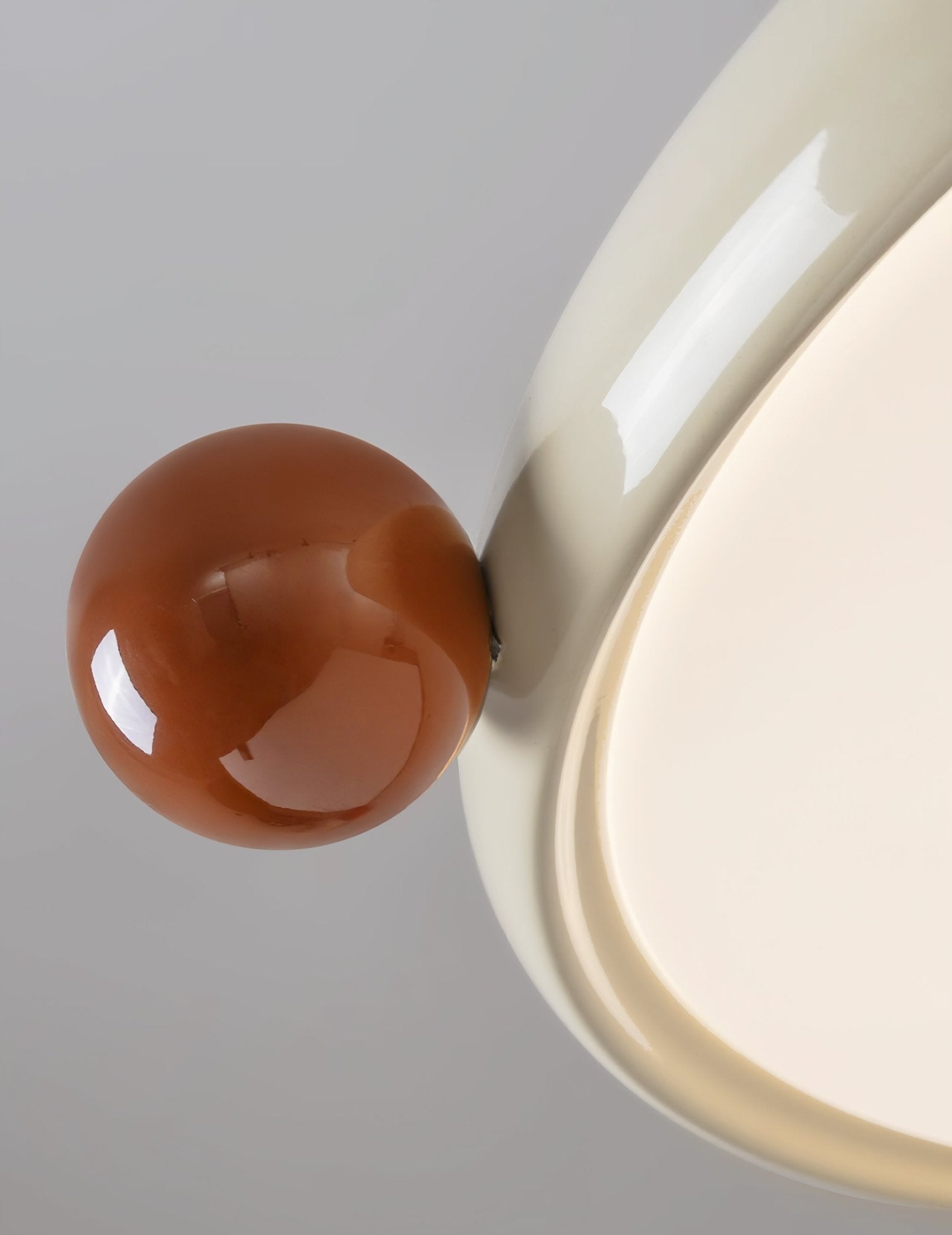 Lola Rond Métal Acrylique Suspension Lumière