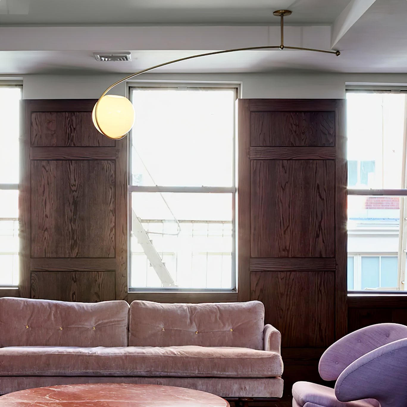 Astral Curve Ceiling Lamp - Blowlighting