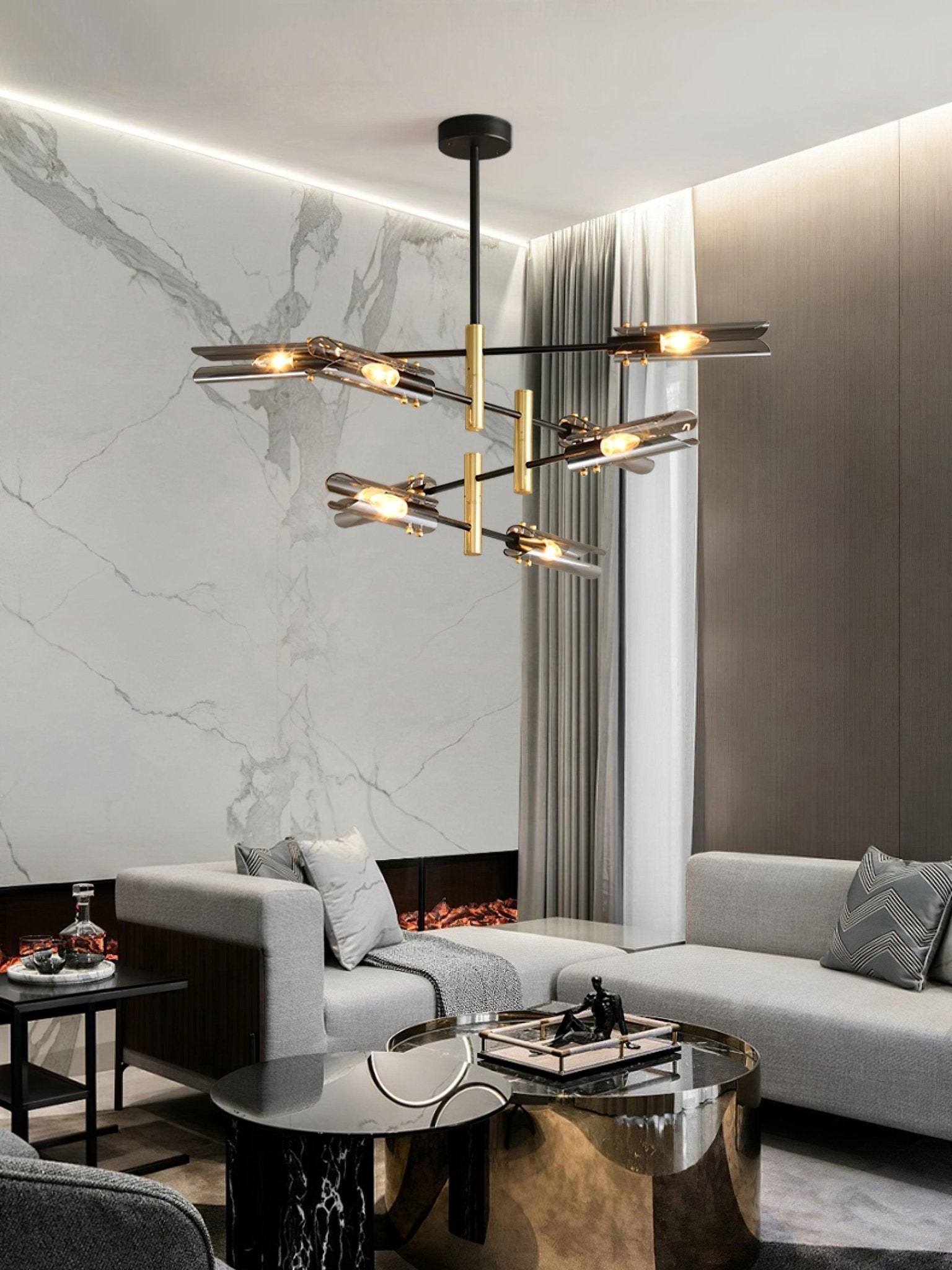 Astrid Double Chandelier - Blowlighting