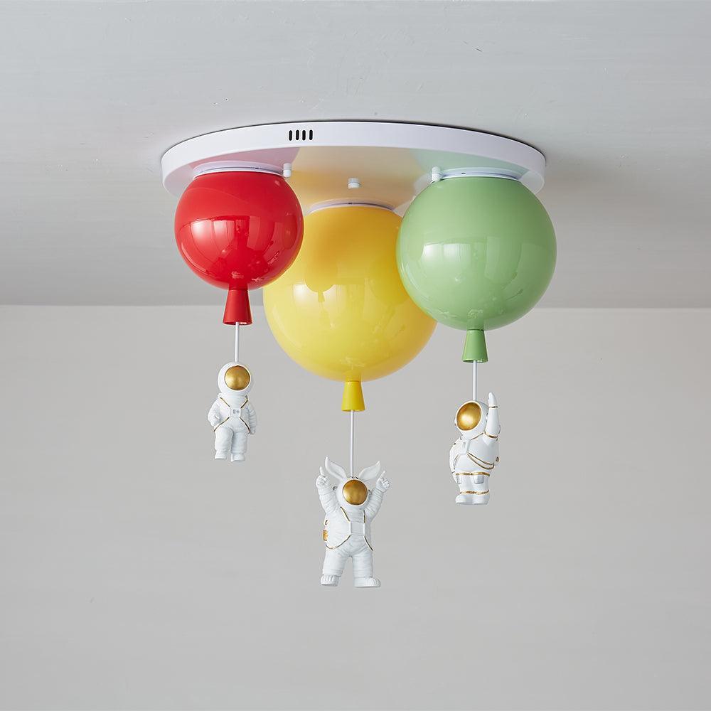 Astronaut Glossy Balloon Ceiling Lamp - Blowlighting