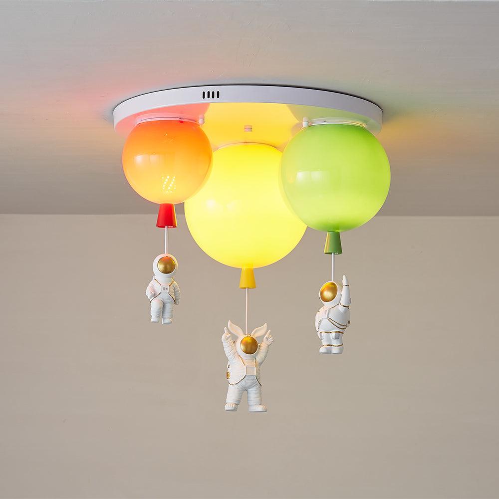 Astronaut Glossy Balloon Ceiling Lamp - Blowlighting