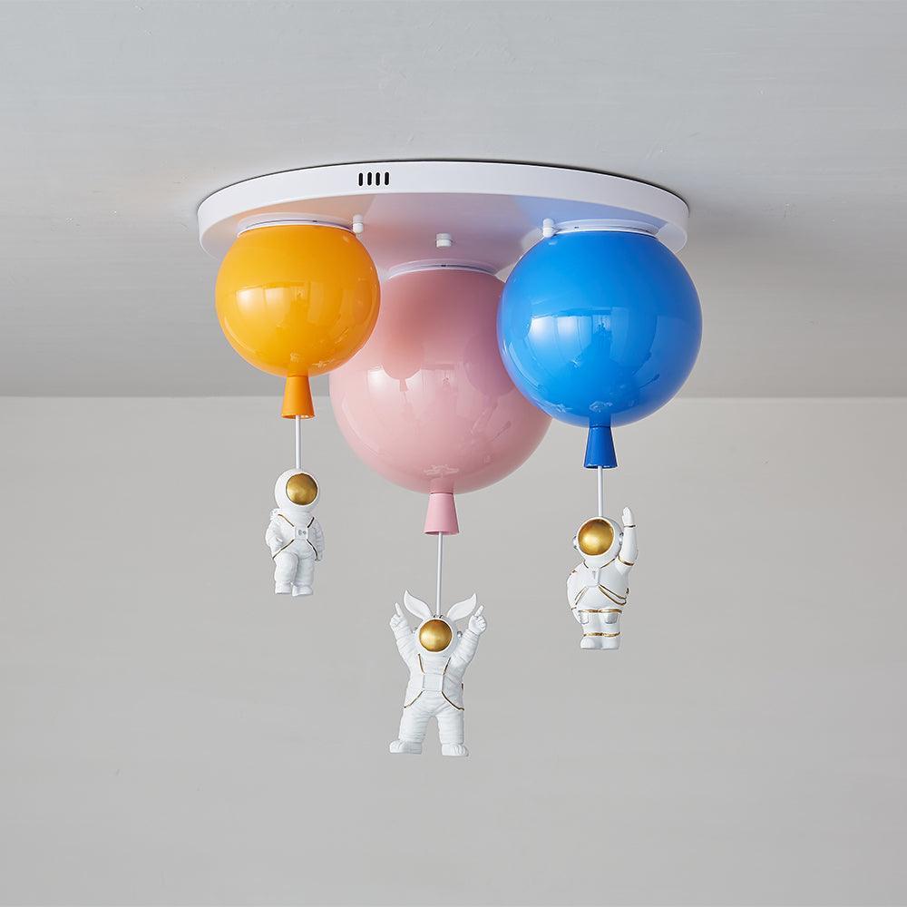 Astronaut Glossy Balloon Ceiling Lamp - Blowlighting