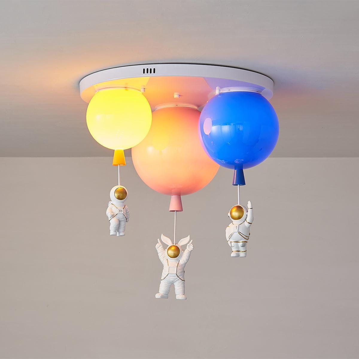 Astronaut Glossy Balloon Ceiling Lamp - Blowlighting